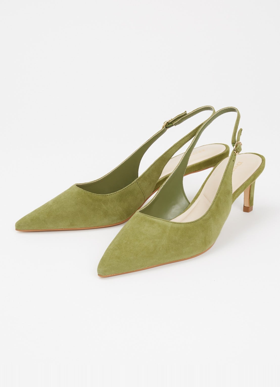 Dune London Celinna slingback van lakleer - detail 3 groen