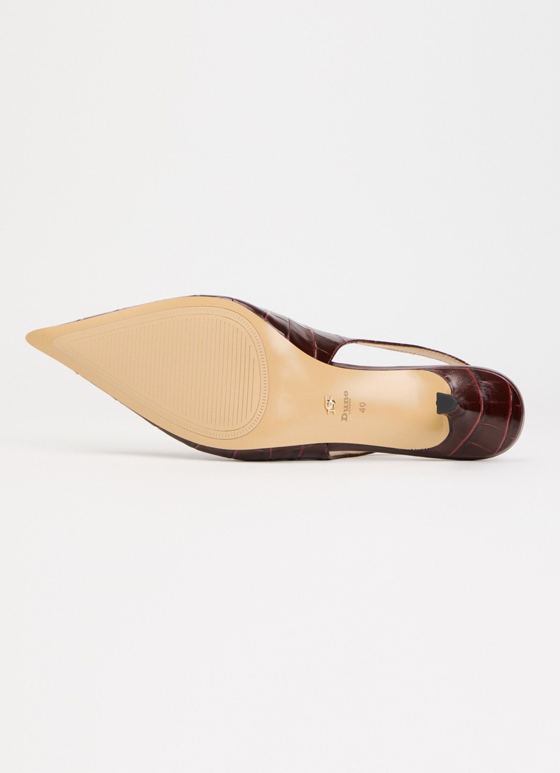 Dune London Celise slingback  - detail 3 bordeauxrood