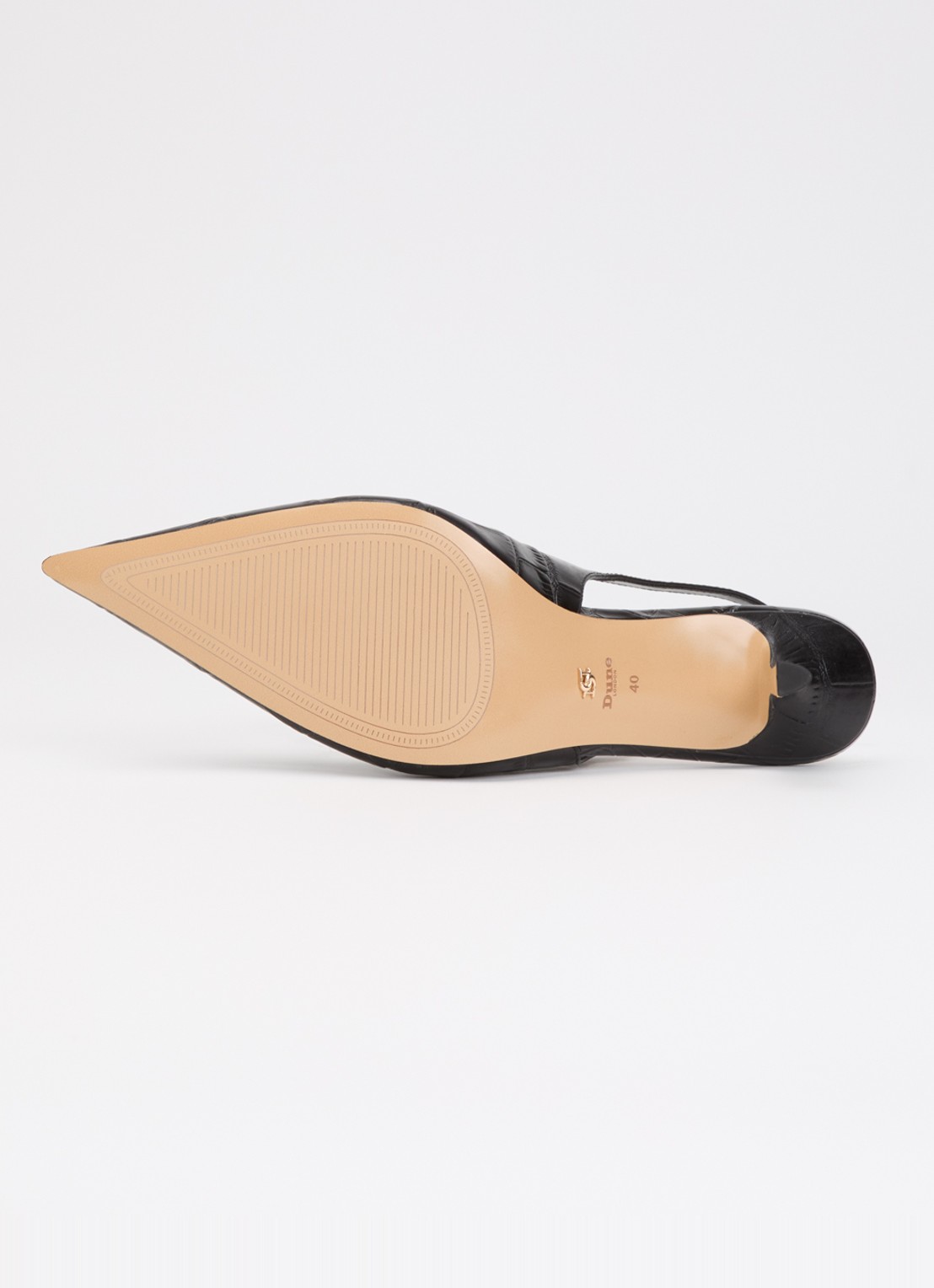 Dune London Celise slingback  - detail 3 zwart