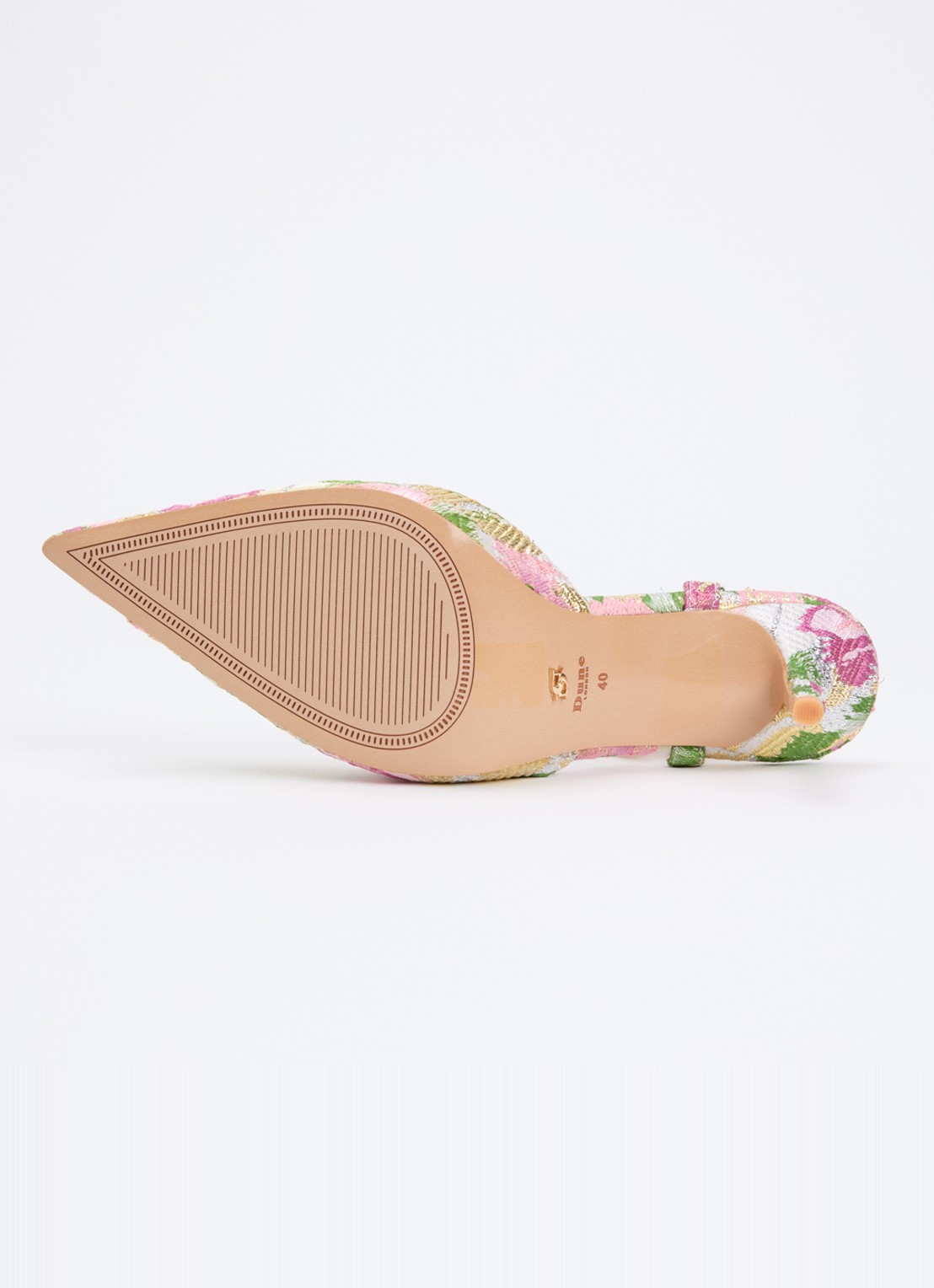 Dune London Channel sandalette met strass - detail 5 lichtroze