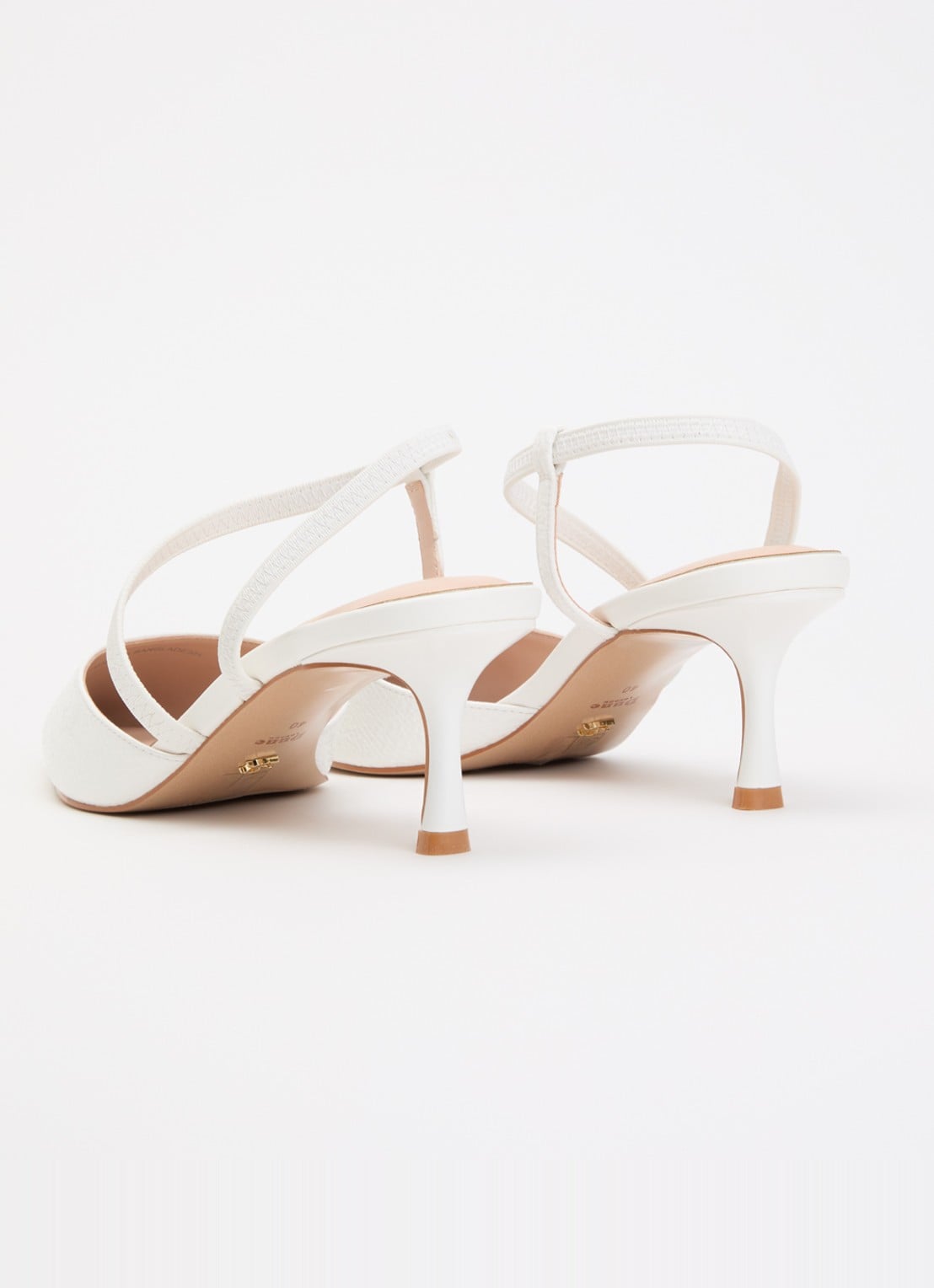 Dune London Charming slingback - achterkant 5 wit