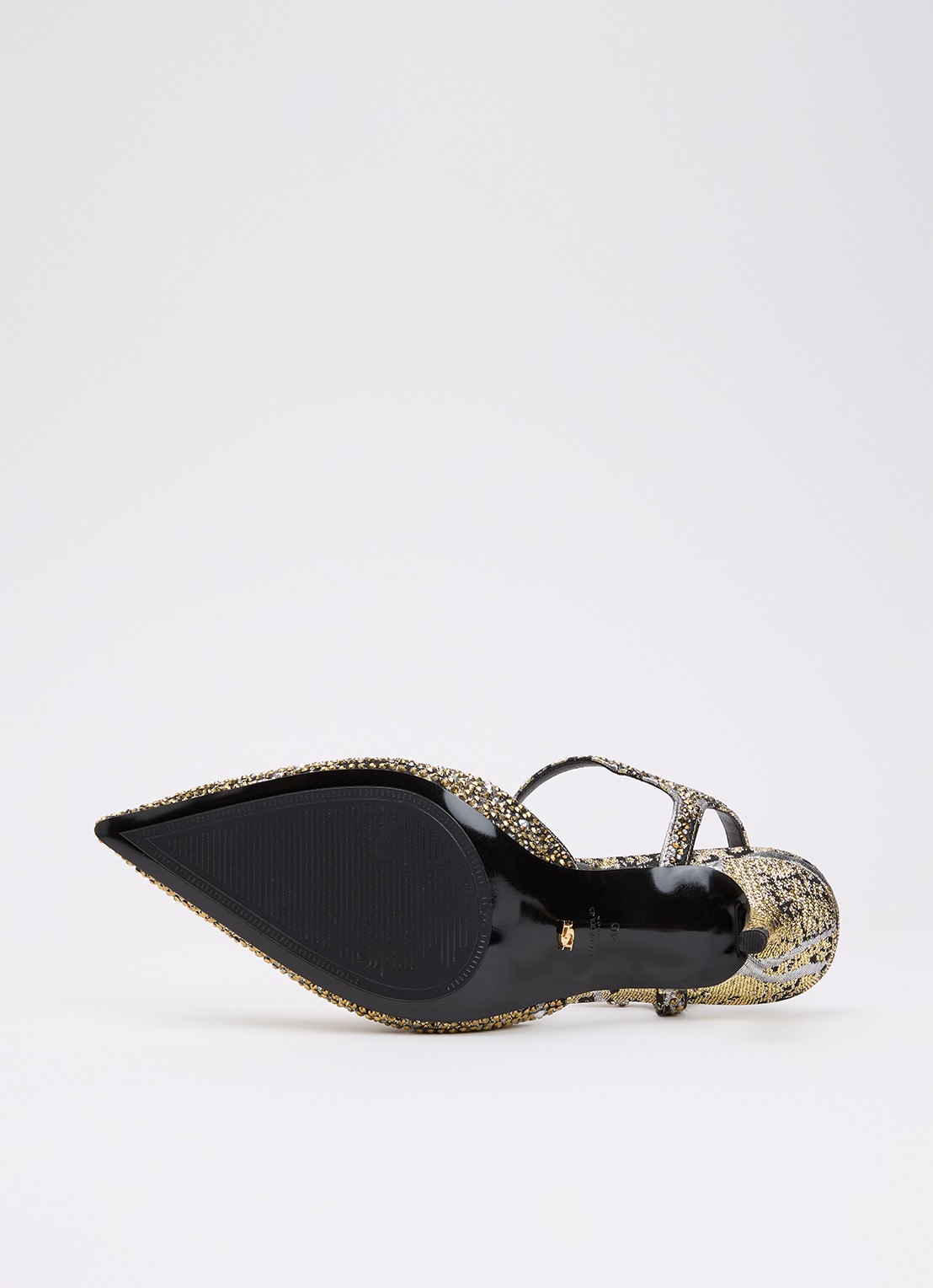 Dune London Confident sandalette met strass - detail 5 goud