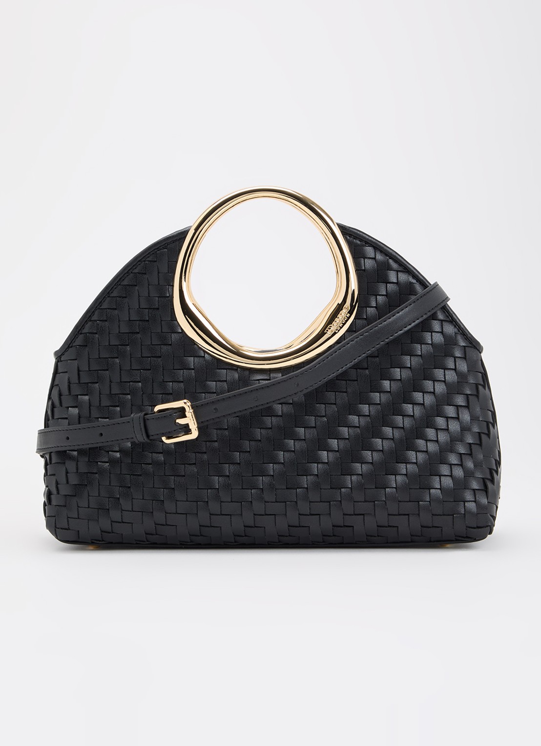 Dune London Dawnings handtas met afneembare schouderriem - voorkant 4 zwart