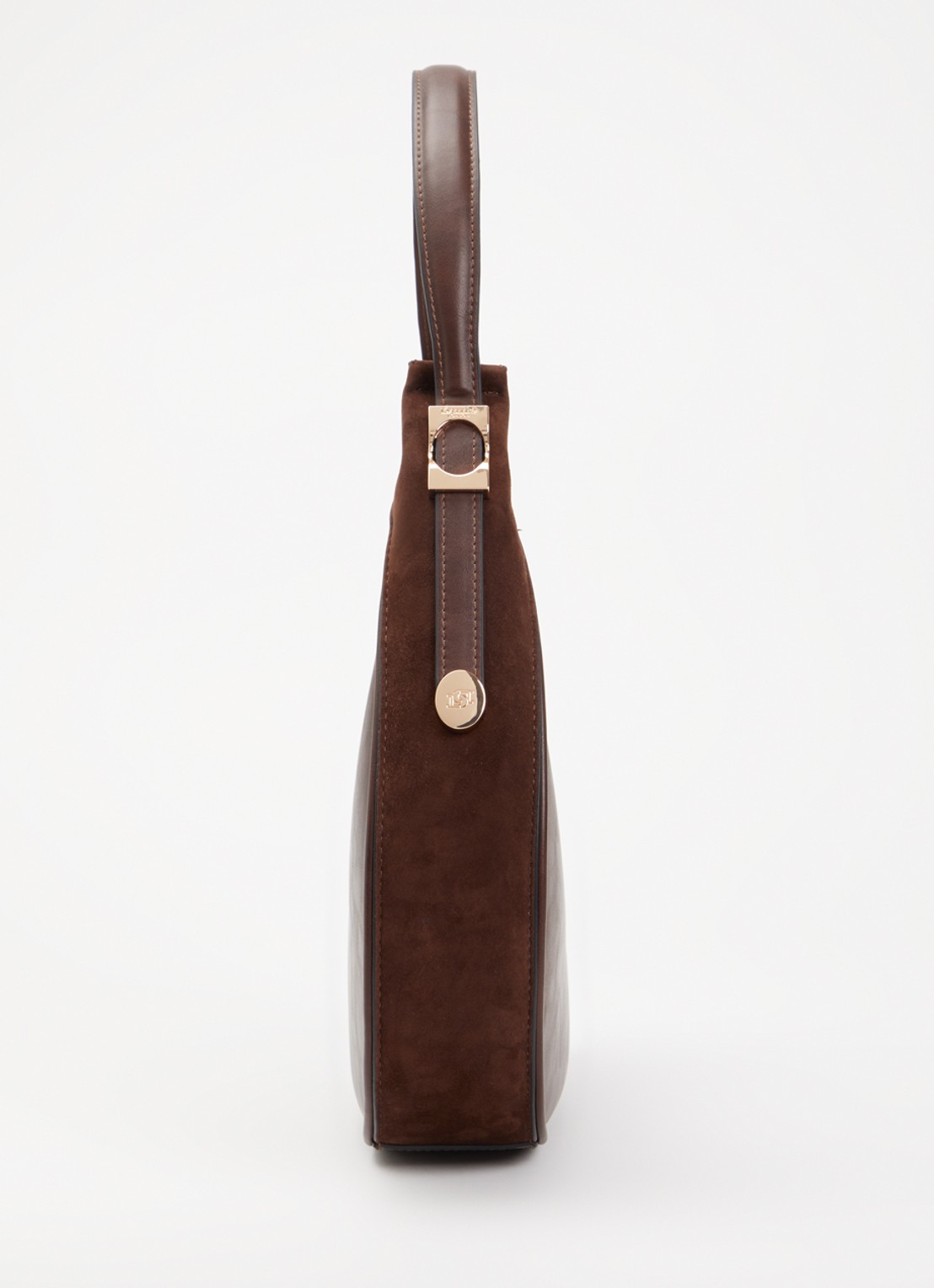 Dune London Dedicated schoudertas met logo - detail 4 bruin