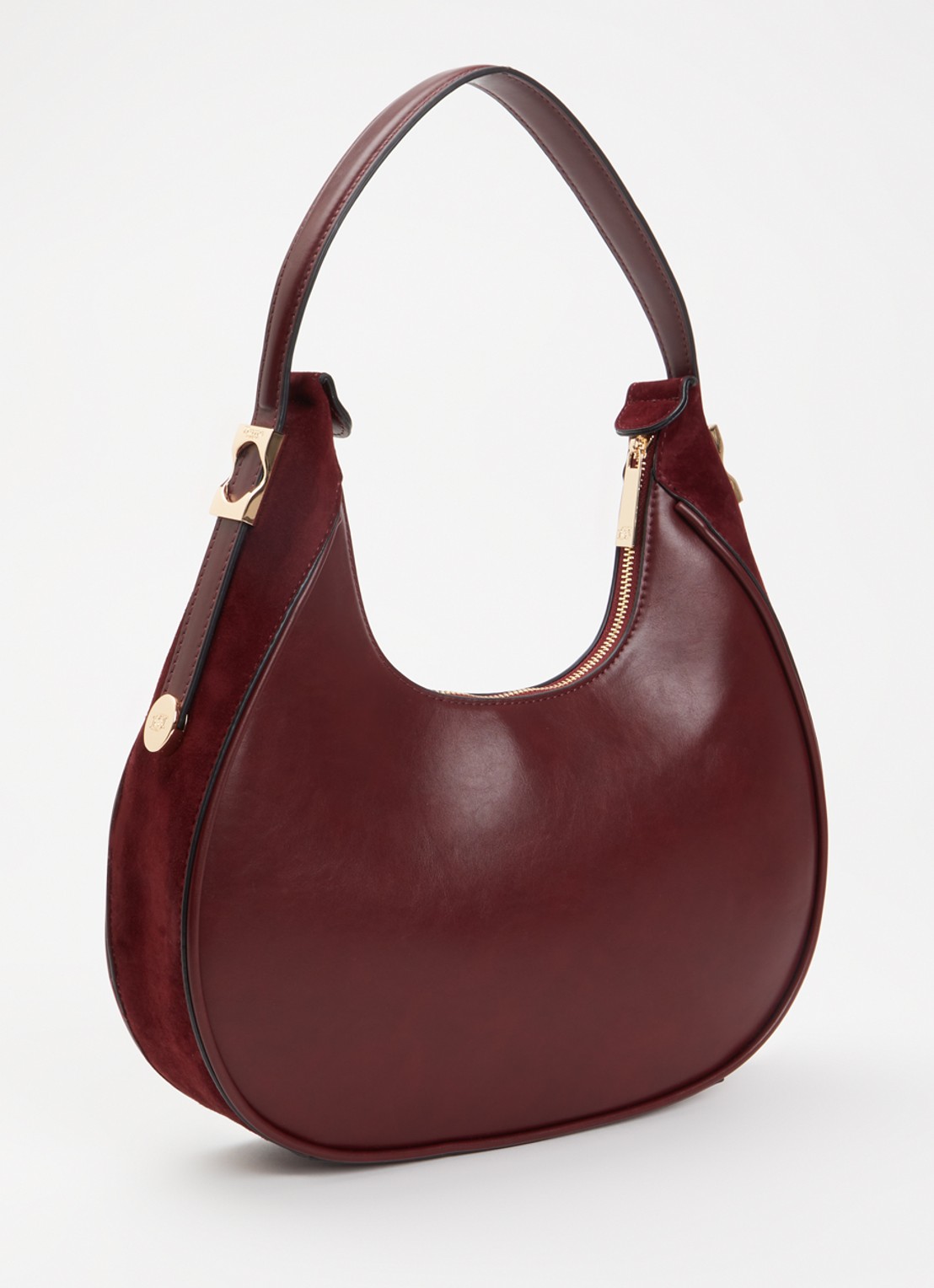 Dune London Dedicated schoudertas met logo - achterkant 5 donkerrood