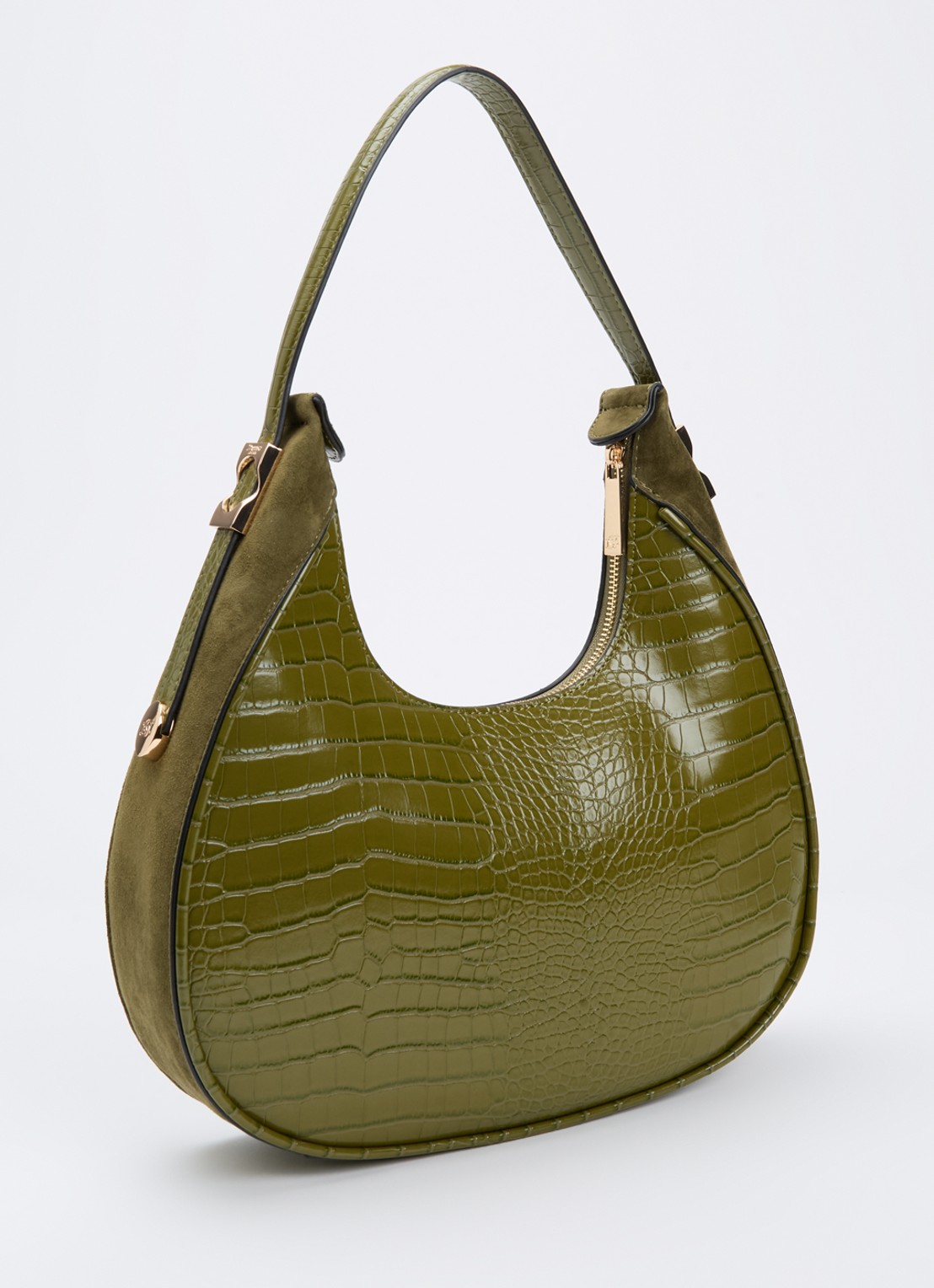 Dune London Dedicated schoudertas met logo - achterkant 4 groen
