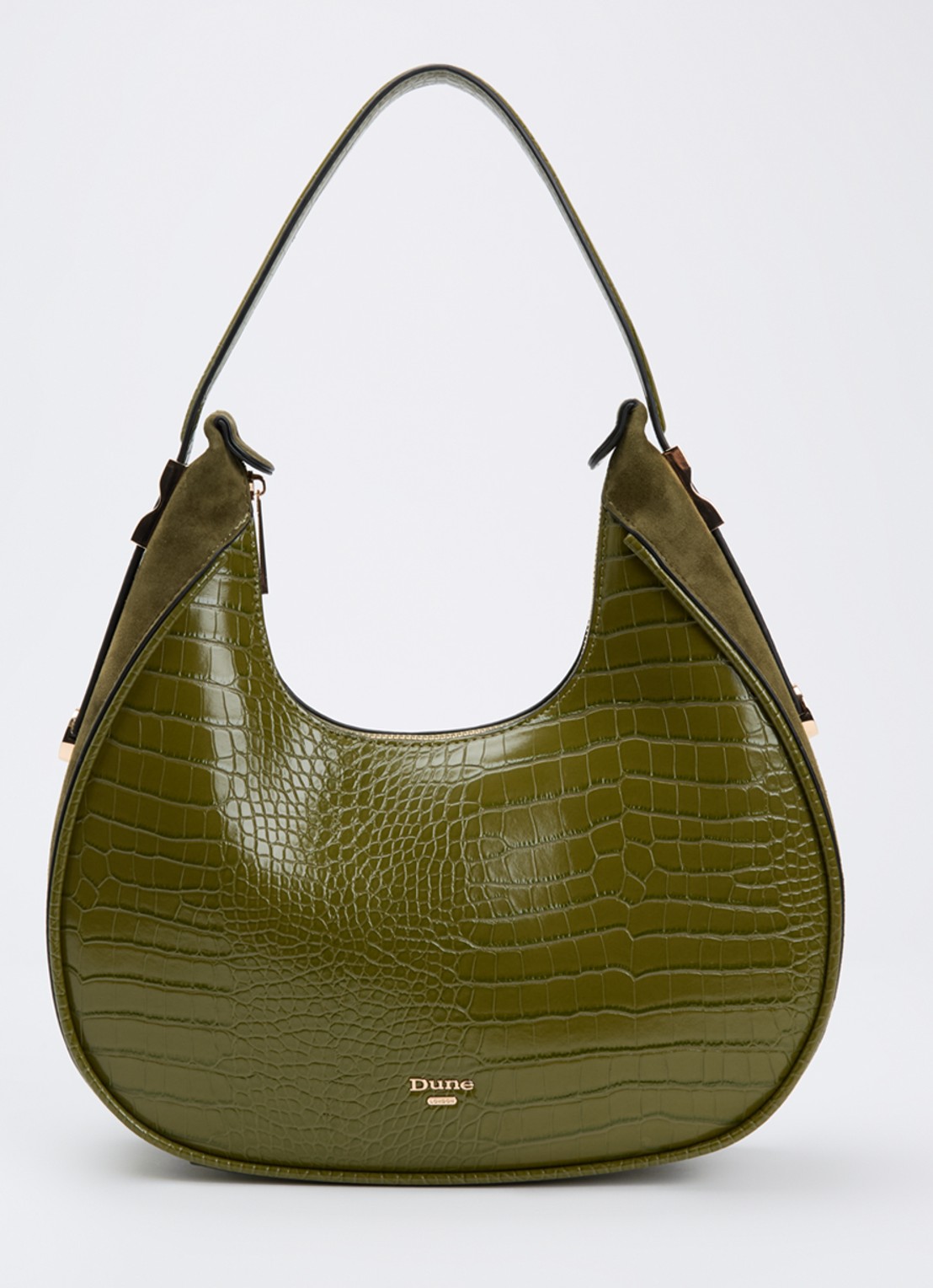 Dune London Dedicated schoudertas met logo - voorkant 5 groen