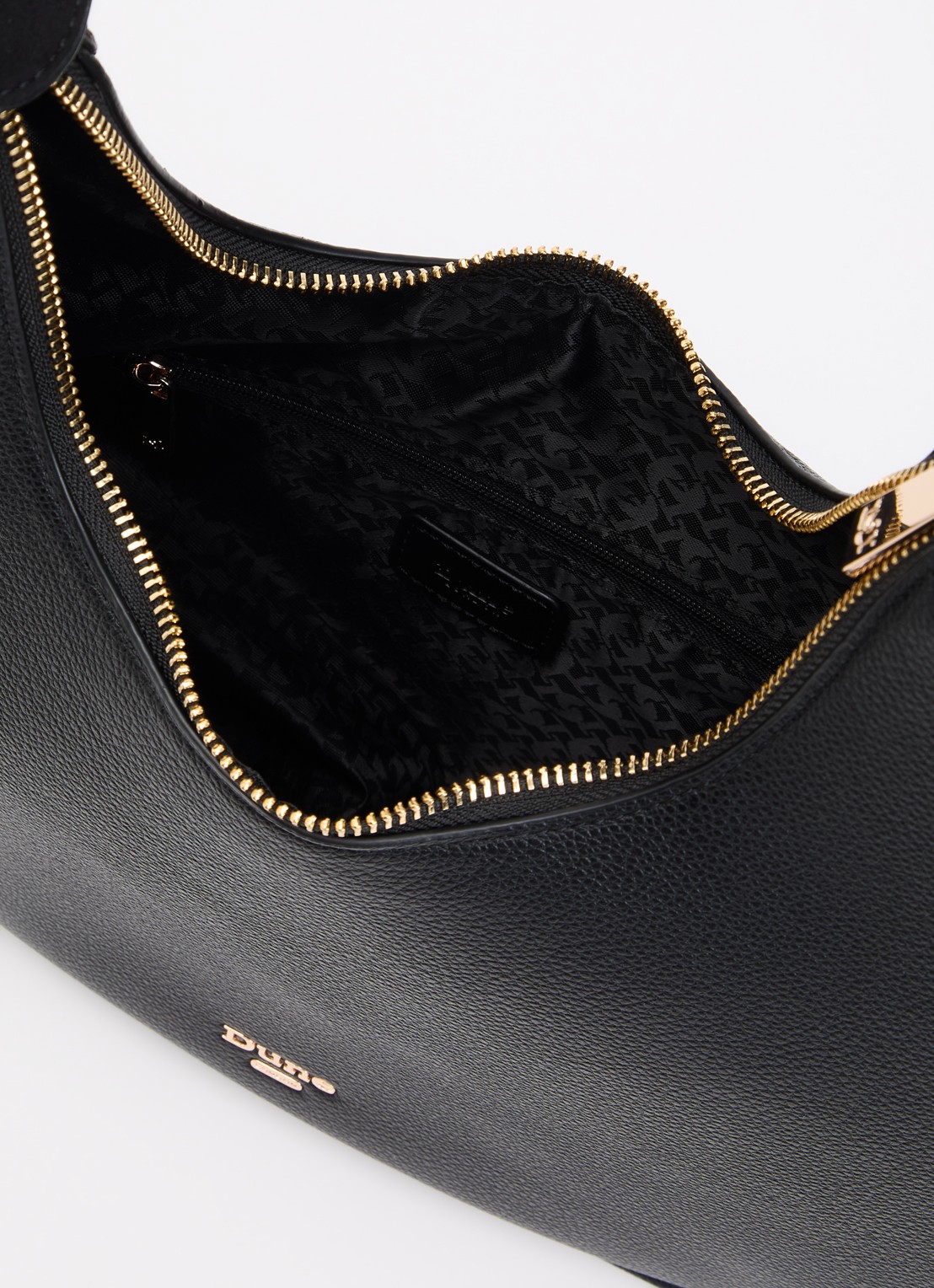 Dune London Dedicated schoudertas met logo - detail 3 zwart