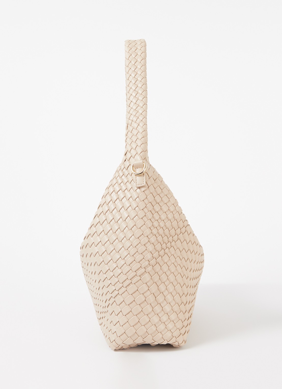 Dune London Deliberate schoudertas met gevlochten detail en uitneembaar etui - detail 4 beige