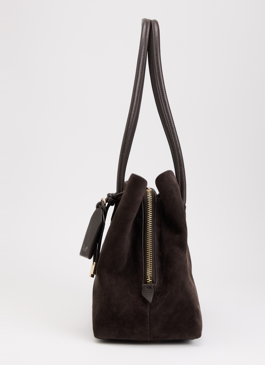 Dune London Deserving Large shopper met tasbedel - detail 2 donkerbruin