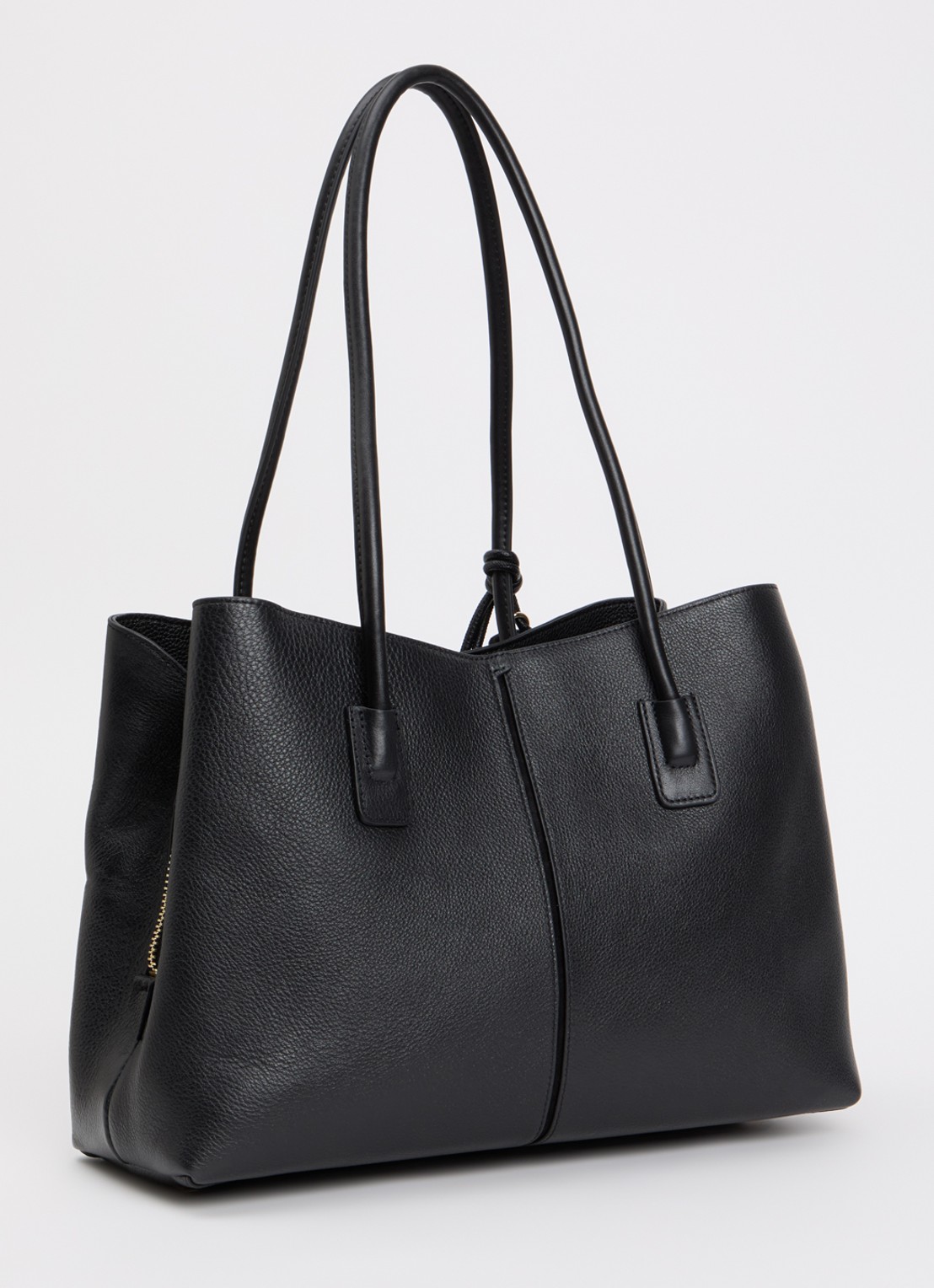 Dune London Deserving Large shopper met tasbedel - achterkant diepzwart