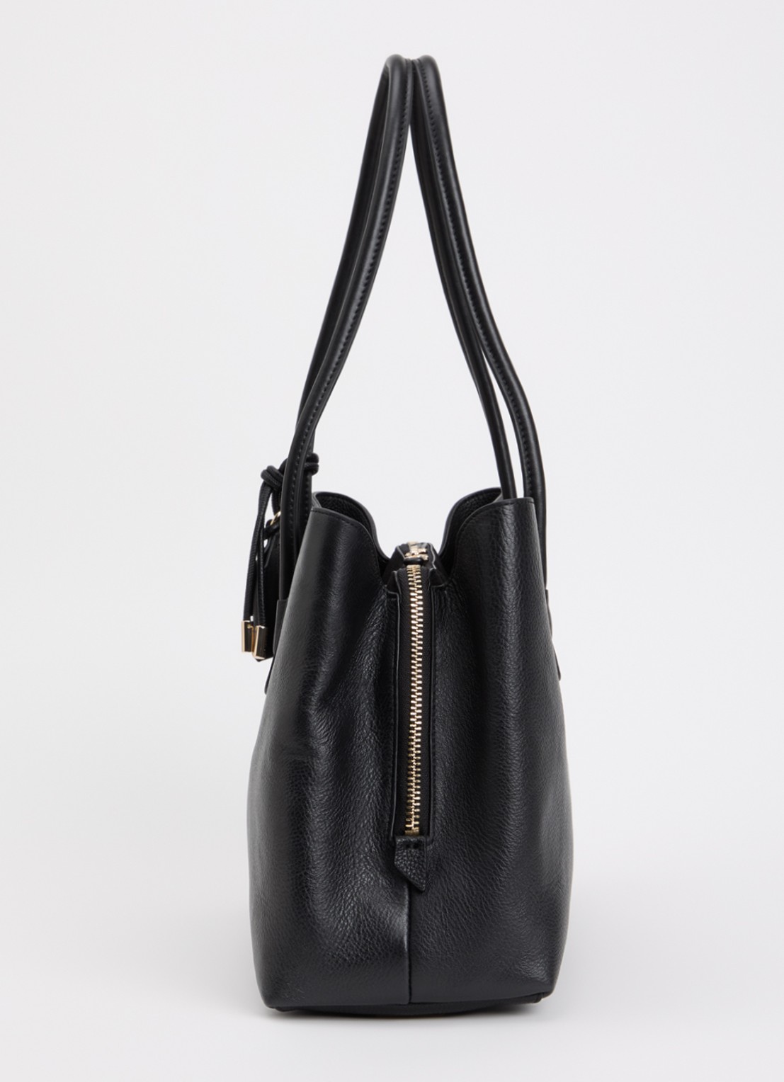 Dune London Deserving Large shopper met tasbedel - detail 4 diepzwart