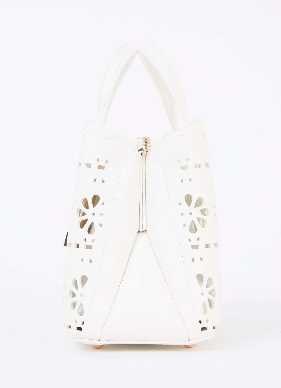 Dune London Dinkydorry handtas met afneembare schouderriem - detail 3 wit