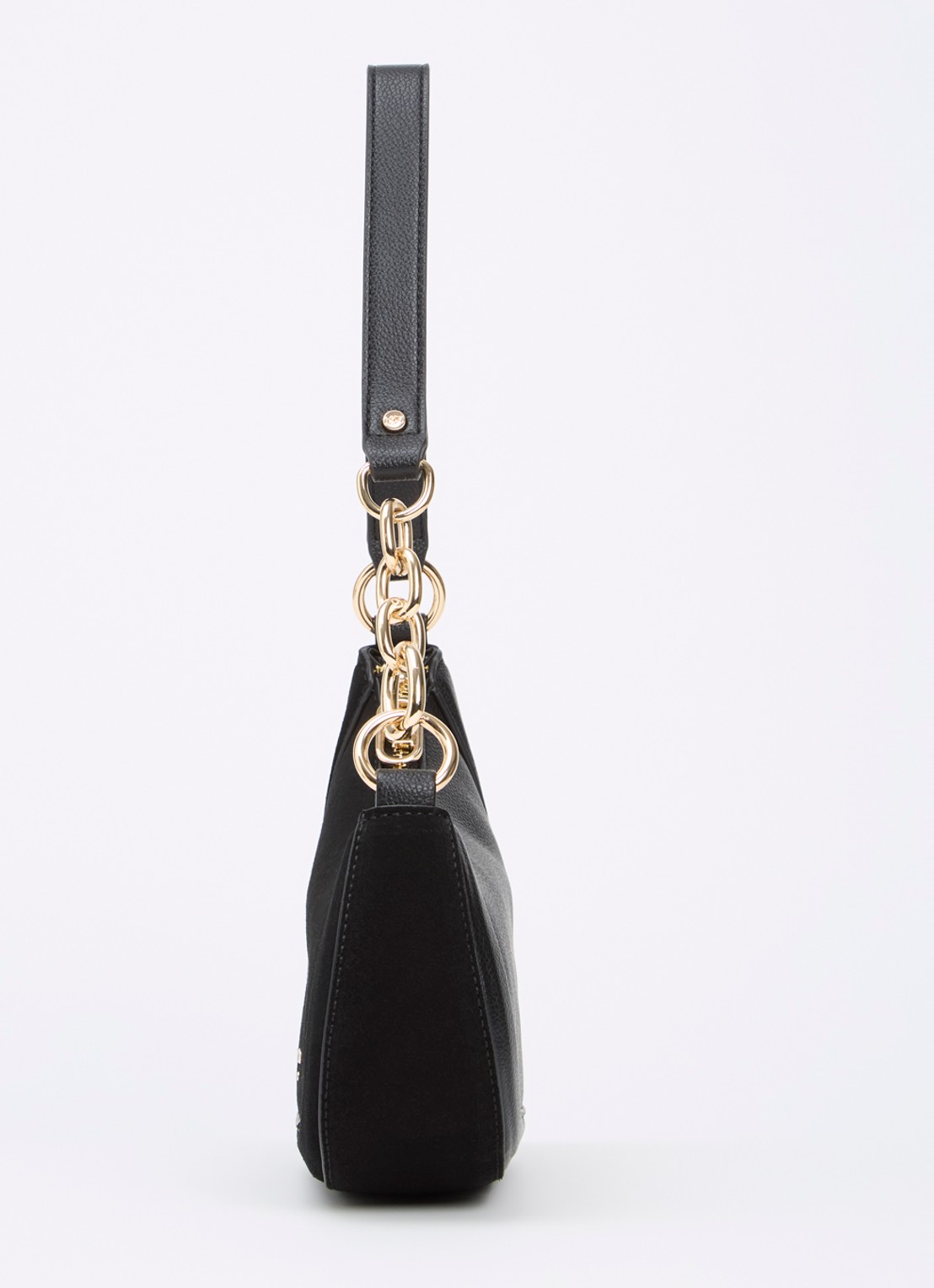 Dune London Direction schoudertas met kettingdetail - detail 4 zwart