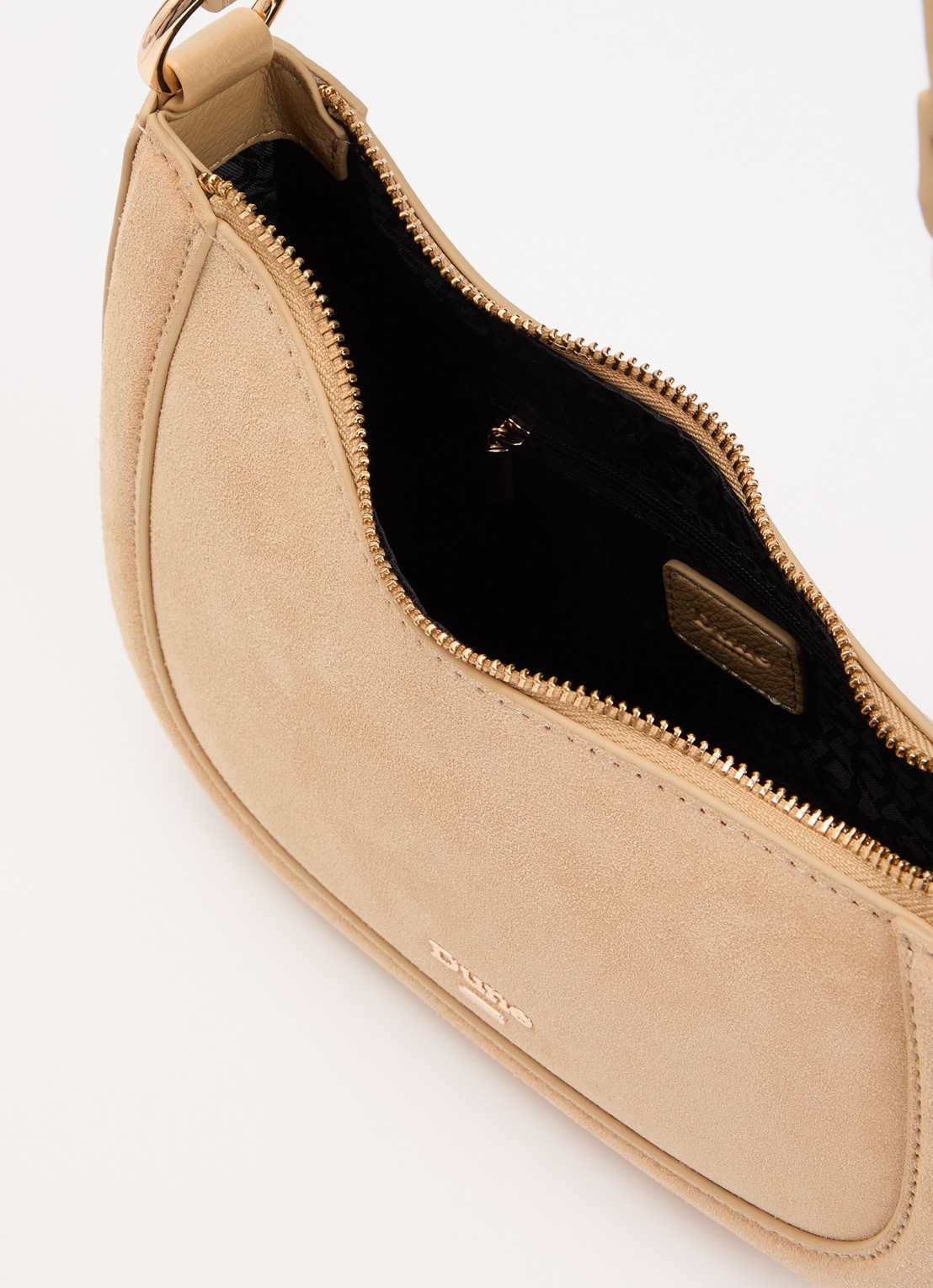 Dune London Direction schoudertas met kettingdetail - detail 2 donkerbeige
