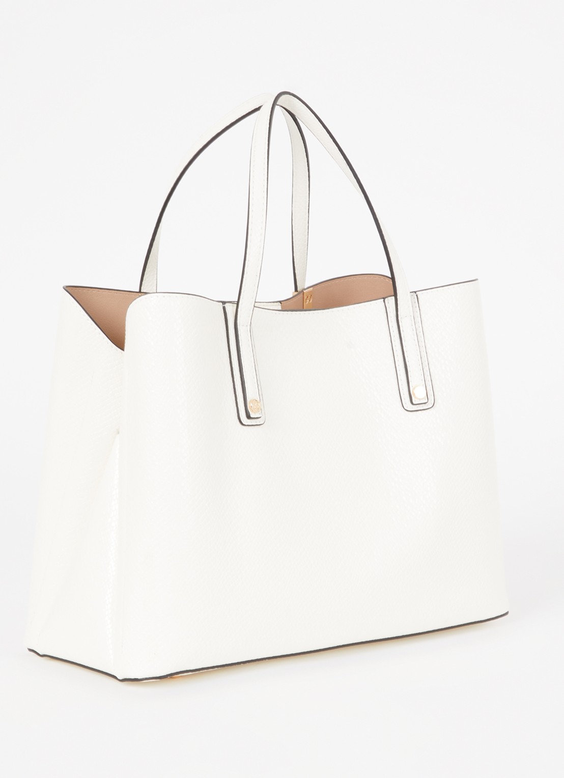 Dune London Dorry schoudertas met afneembare schouderriem - achterkant 4 wit