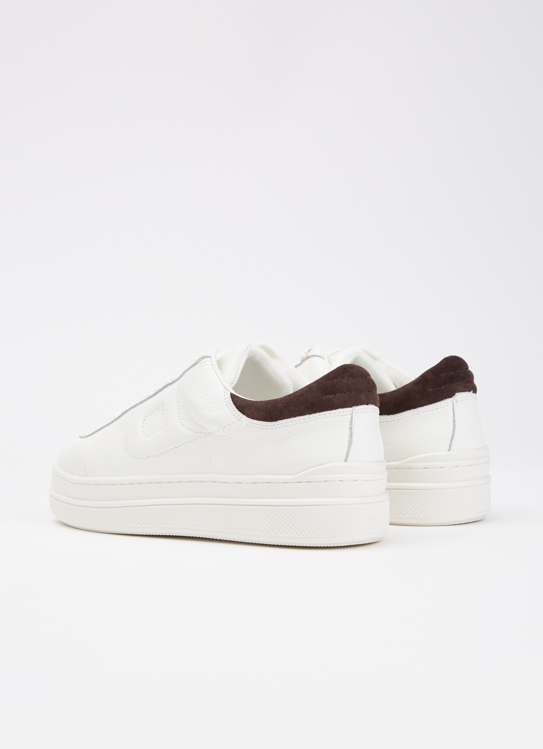 Dune London Eden sneaker  - achterkant gebroken wit