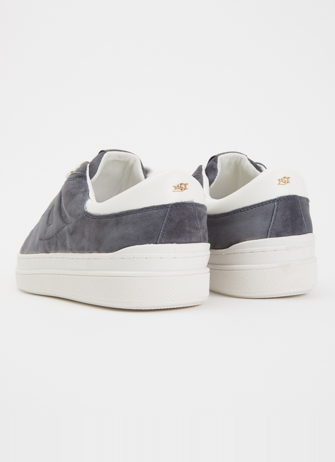 Dune London Eden sneaker  - achterkant 2 donkergrijs