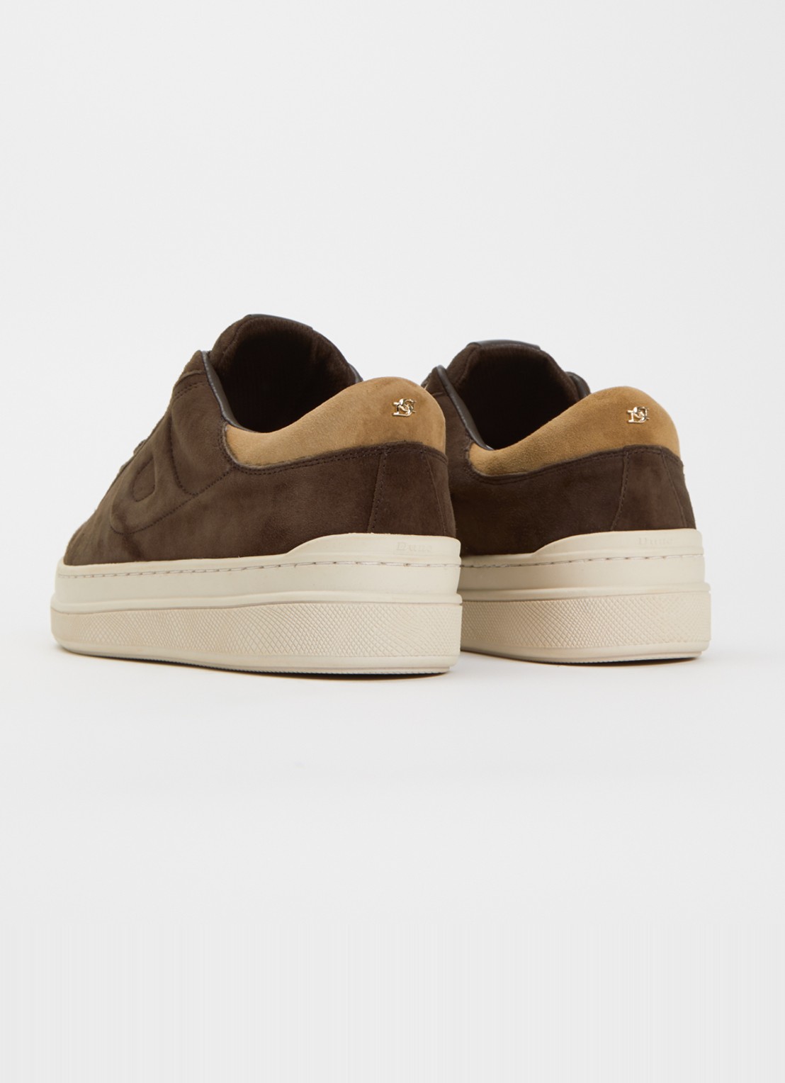 Dune London Eden sneaker  - achterkant 5 donkerbruin