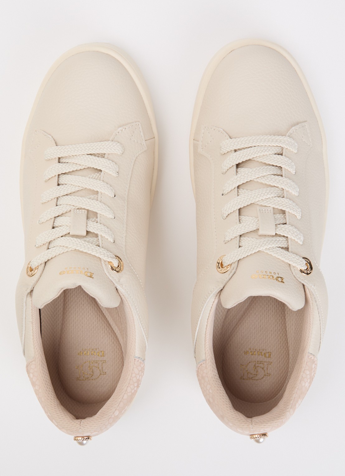 Dune London Emba sneaker  - detail 4 creme