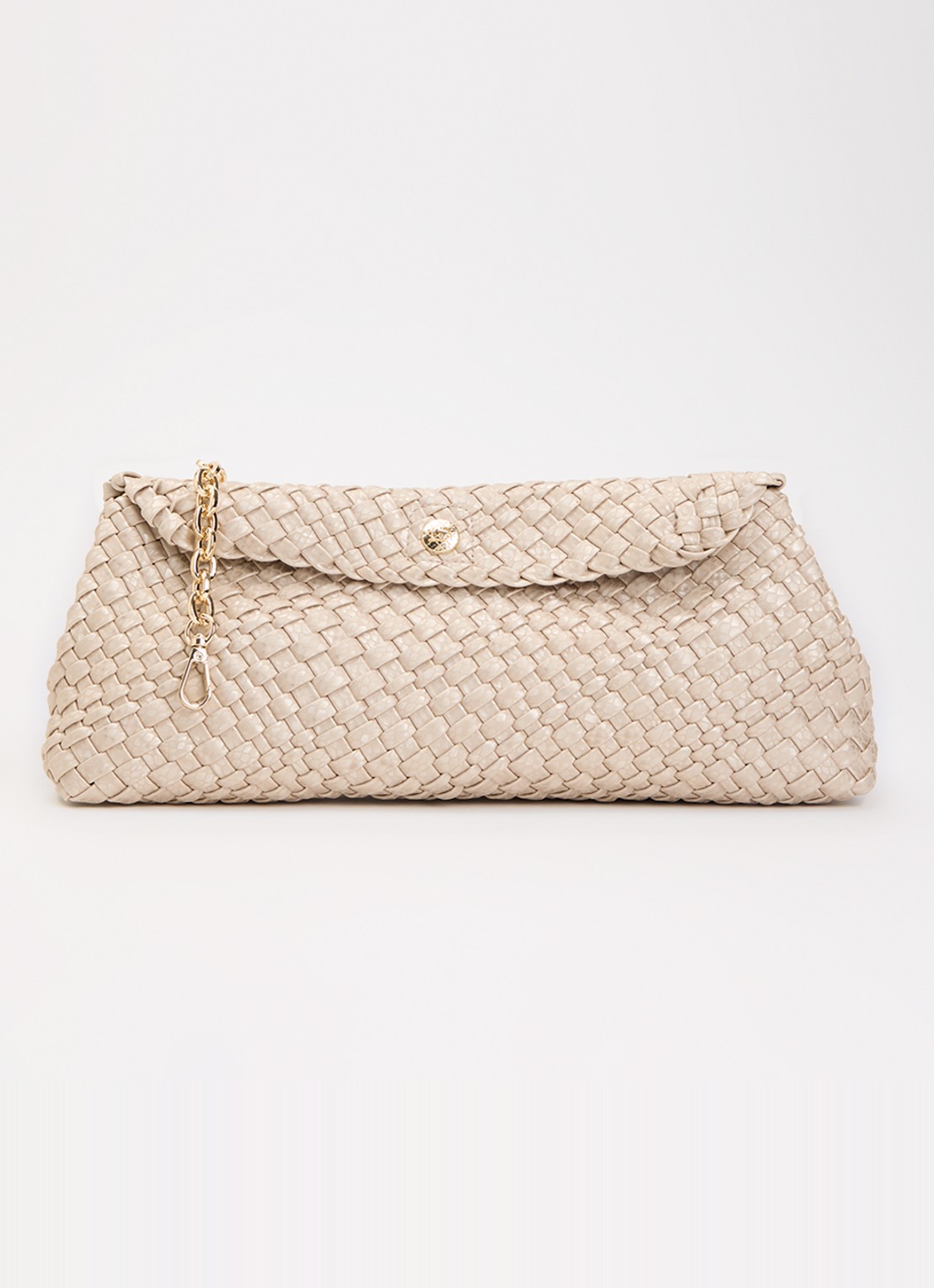 Dune London Encourage crossbodytas met afneembare schouderriem - voorkant 4 creme