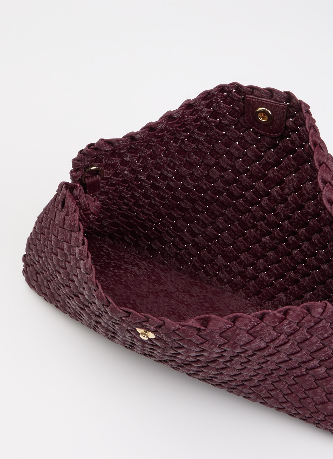 Dune London Encourage crossbodytas met afneembare schouderriem - detail 2 aubergine