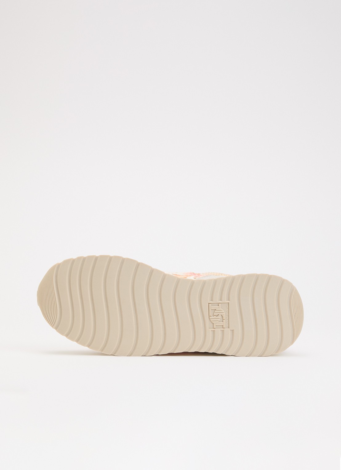 Dune London Esmara sneaker met bloemenprint - detail 5 creme