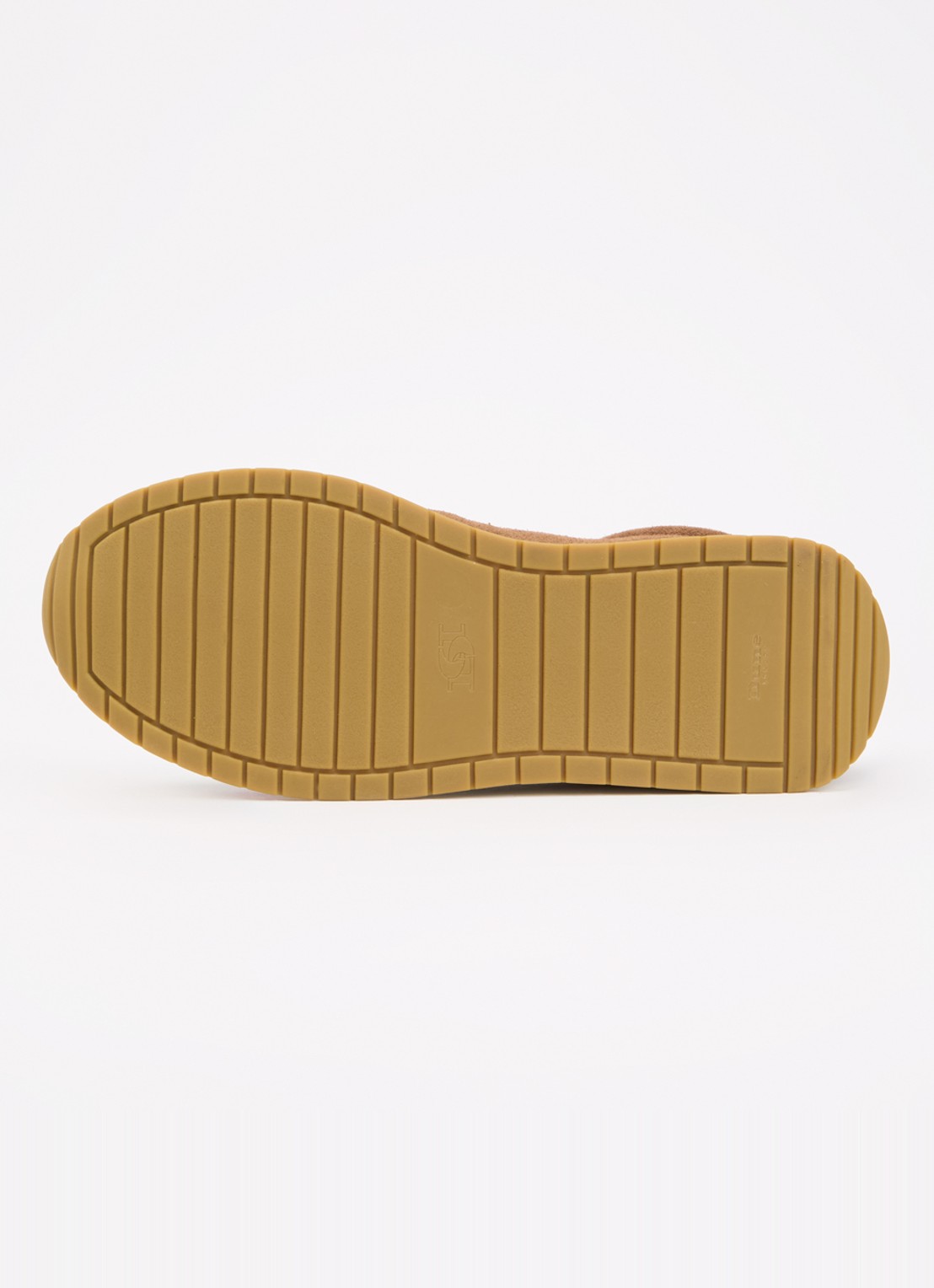 Dune London Ettah sneaker van leer met logo - detail 5 cognac