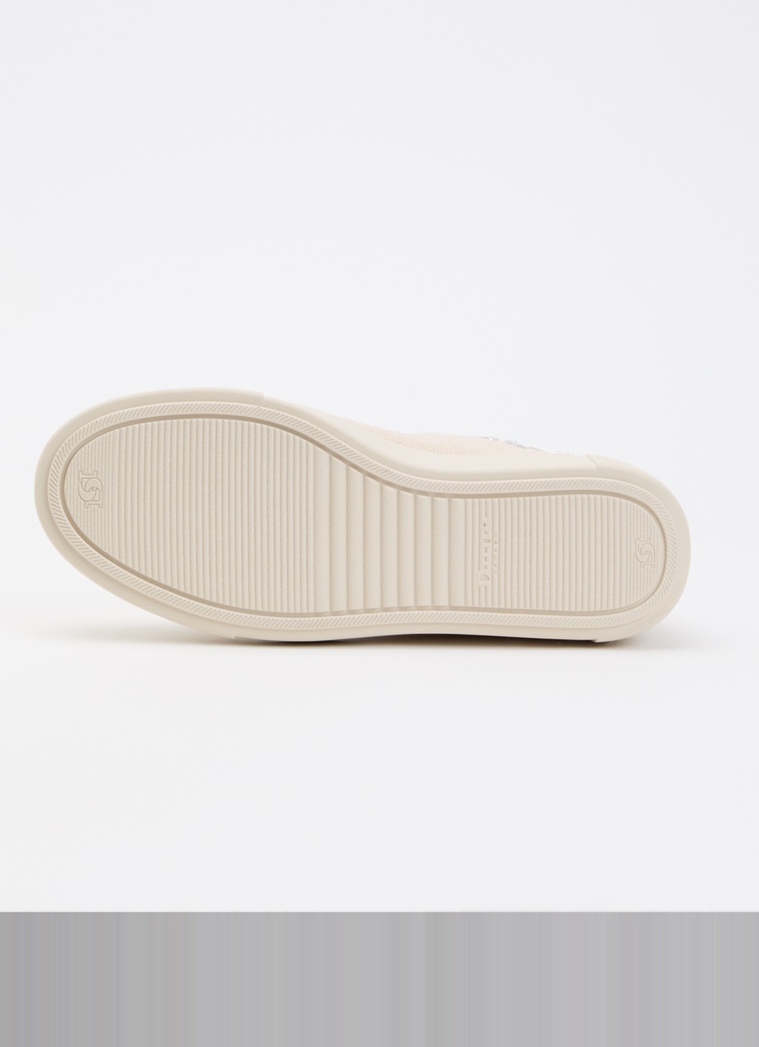 Dune London Evienne sneaker met plateauzool - detail 4 beige
