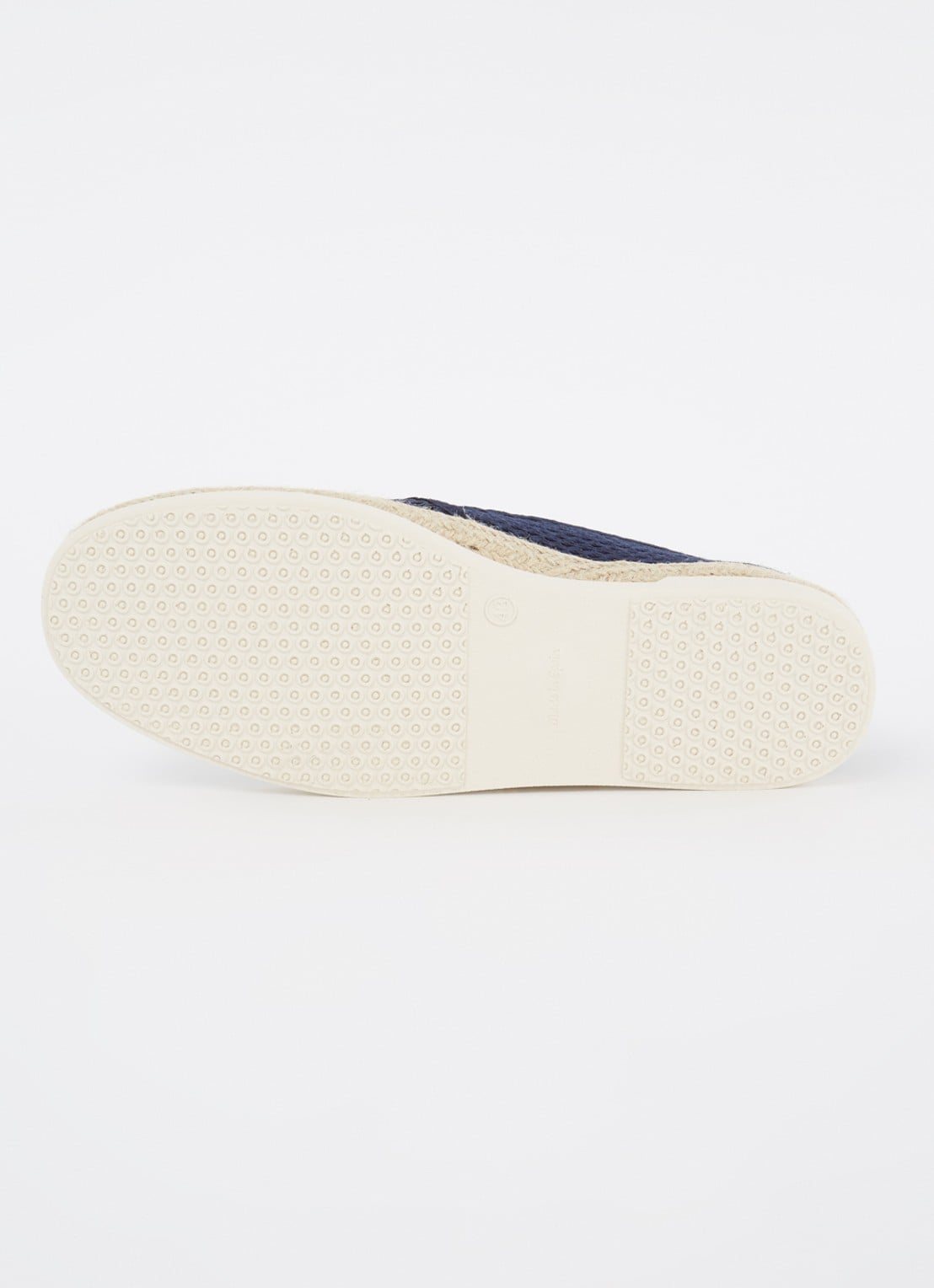 Dune London Fisherr slip-on van canvas - detail 5 donkerblauw