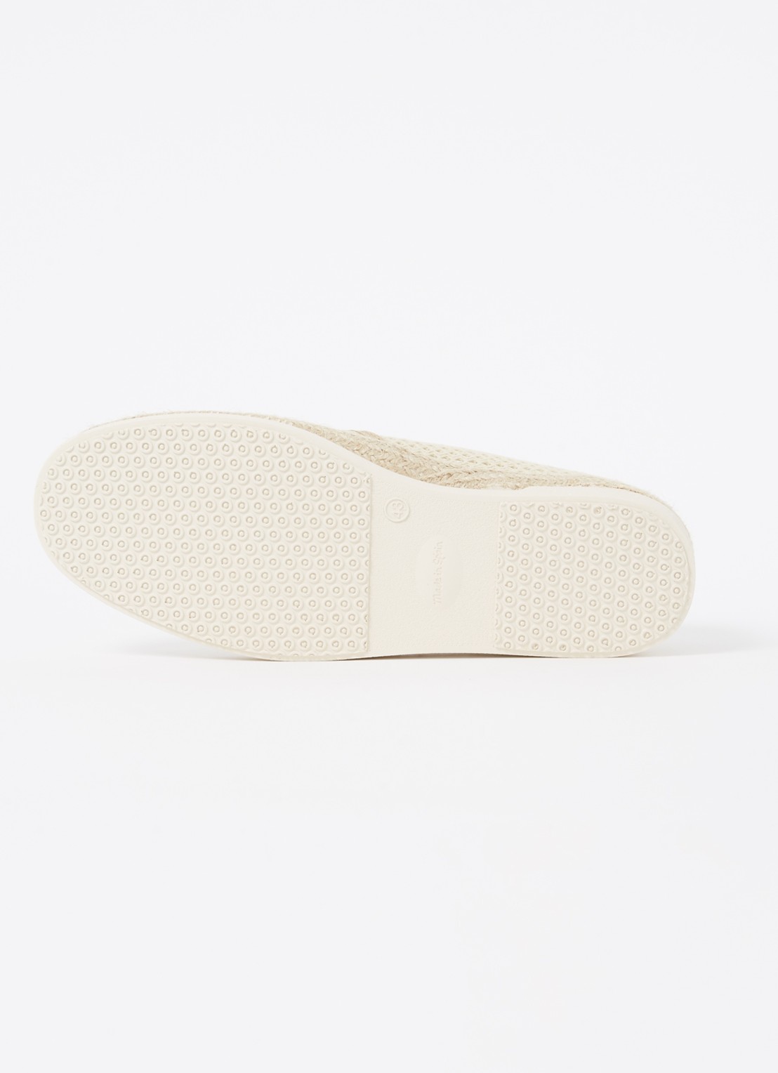 Dune London Fisherr slip-on van canvas - detail 4 donkerbeige