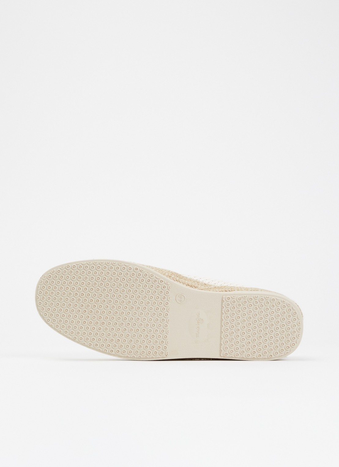 Dune London Fisherr slip-on van canvas - detail 5 gebroken wit