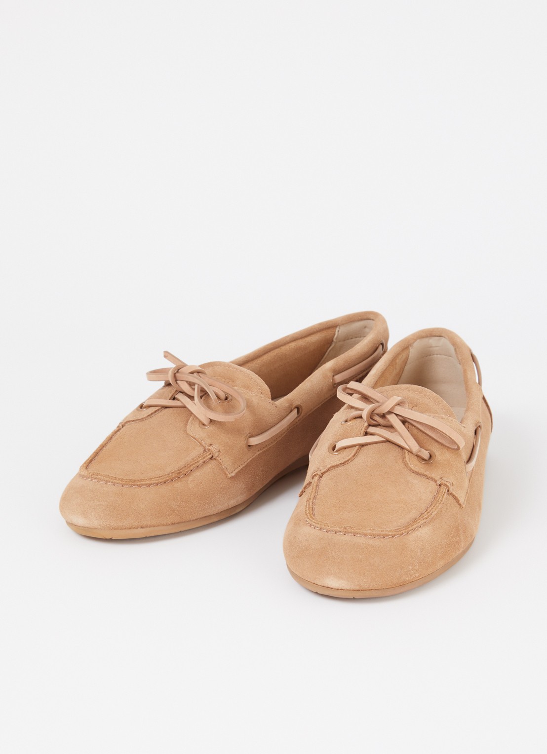 Dune London Gala bootschoen van leer - detail 2 beige