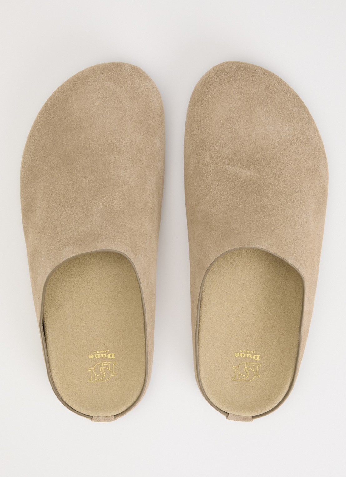Dune London Galinna muiltje van suède - detail 2 beige
