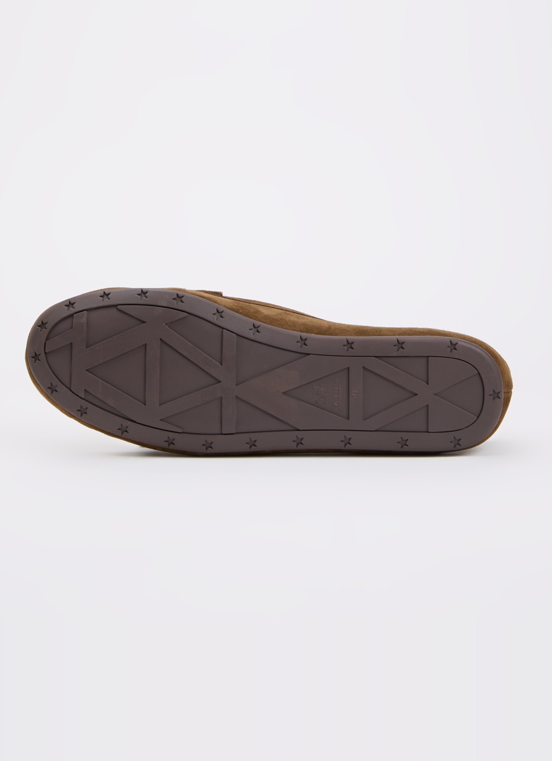 Dune London Geen mocassin van leer met franjes - detail 5 bruin
