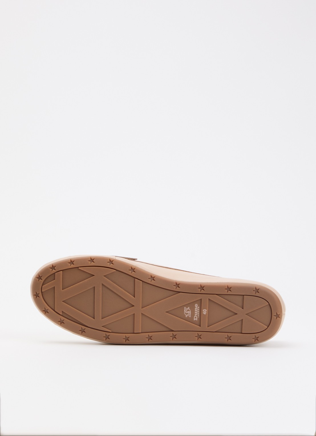 Dune London Geen mocassin van leer met franjes - detail 5 roze