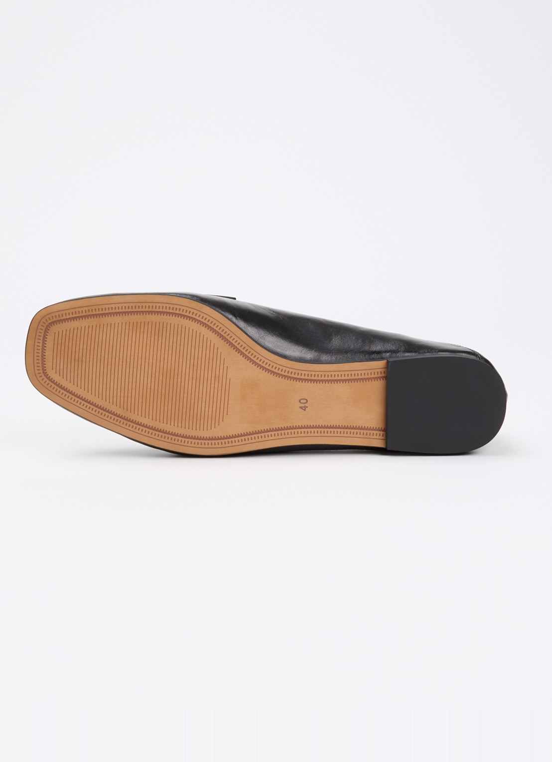 Dune London Glances loafer van leer - detail 3 zwart