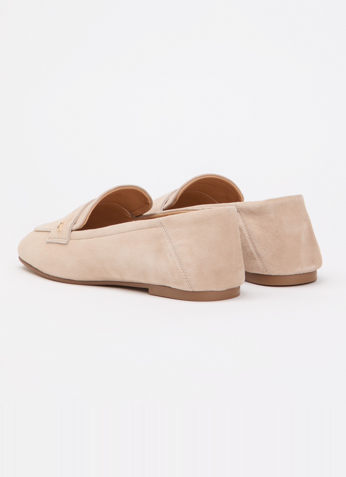 Dune London Glances loafer van leer - achterkant 4 beige