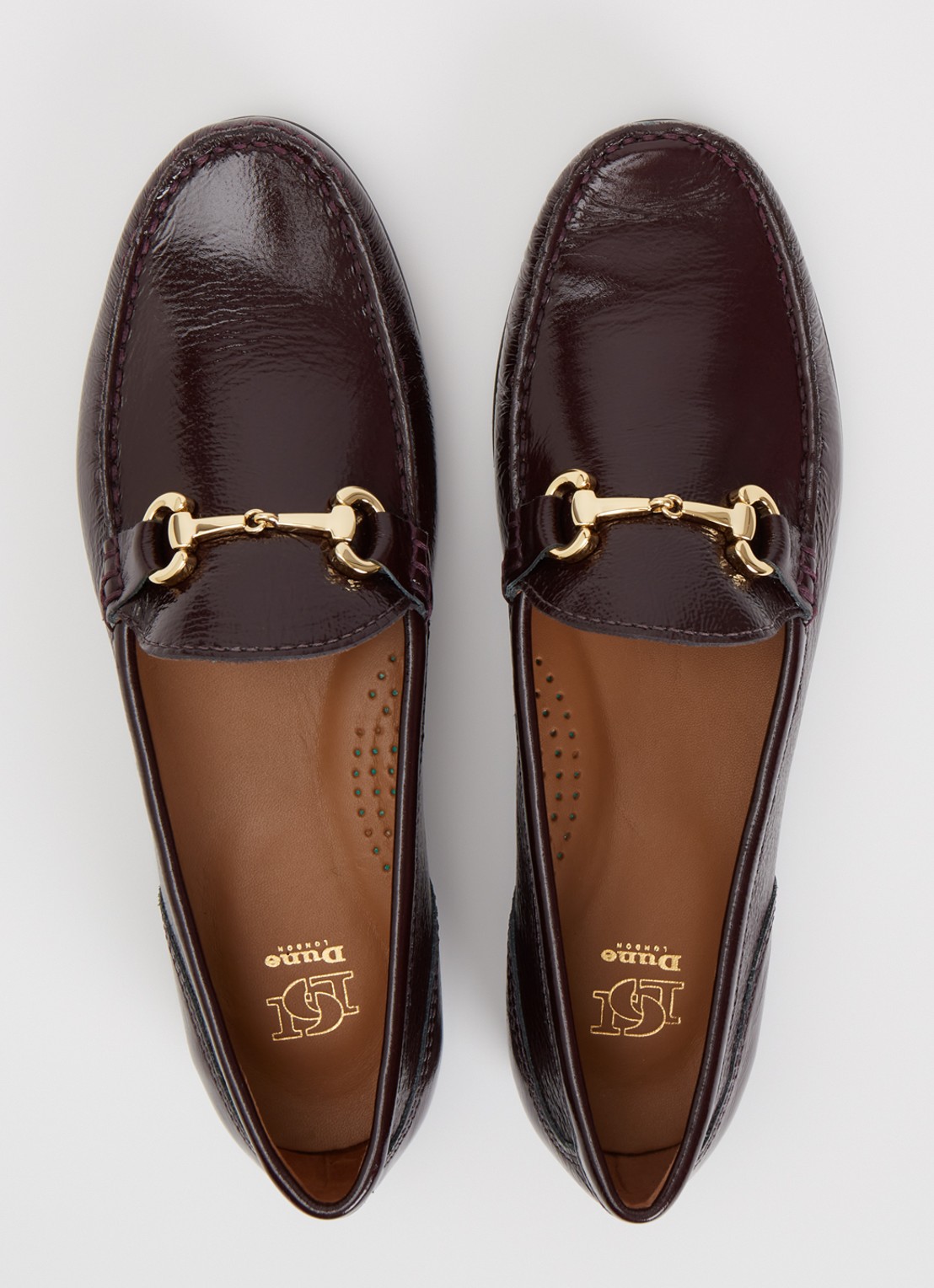 Dune London Glena loafer - detail 4 bordeauxrood