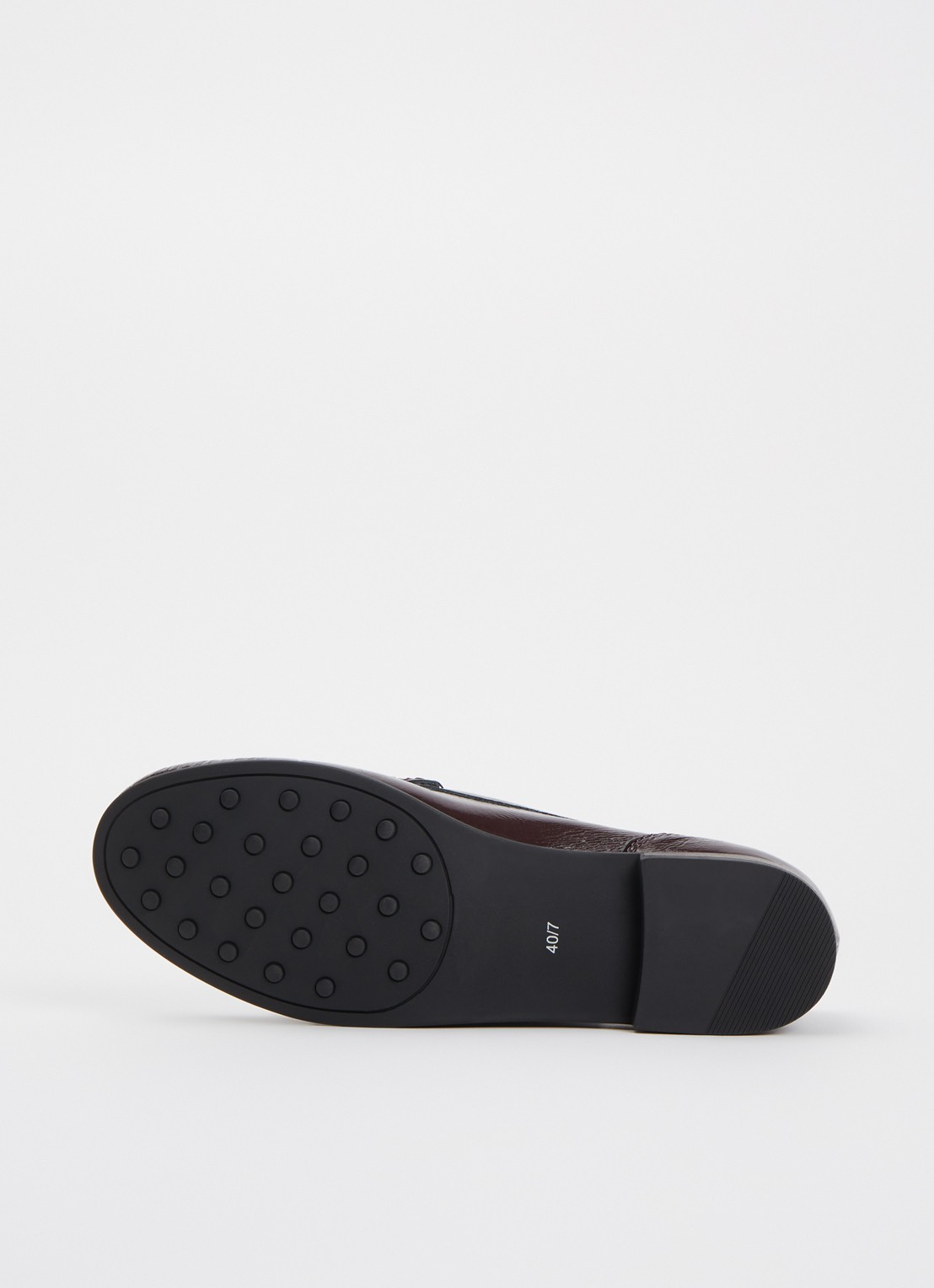 Dune London Glena loafer - detail 5 bordeauxrood