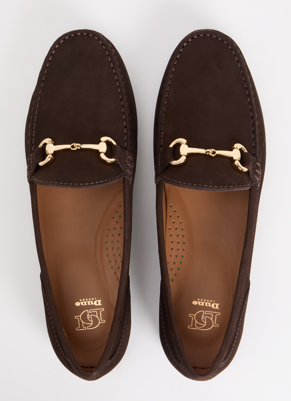 Dune London Glena loafer - detail 2 donkerbruin