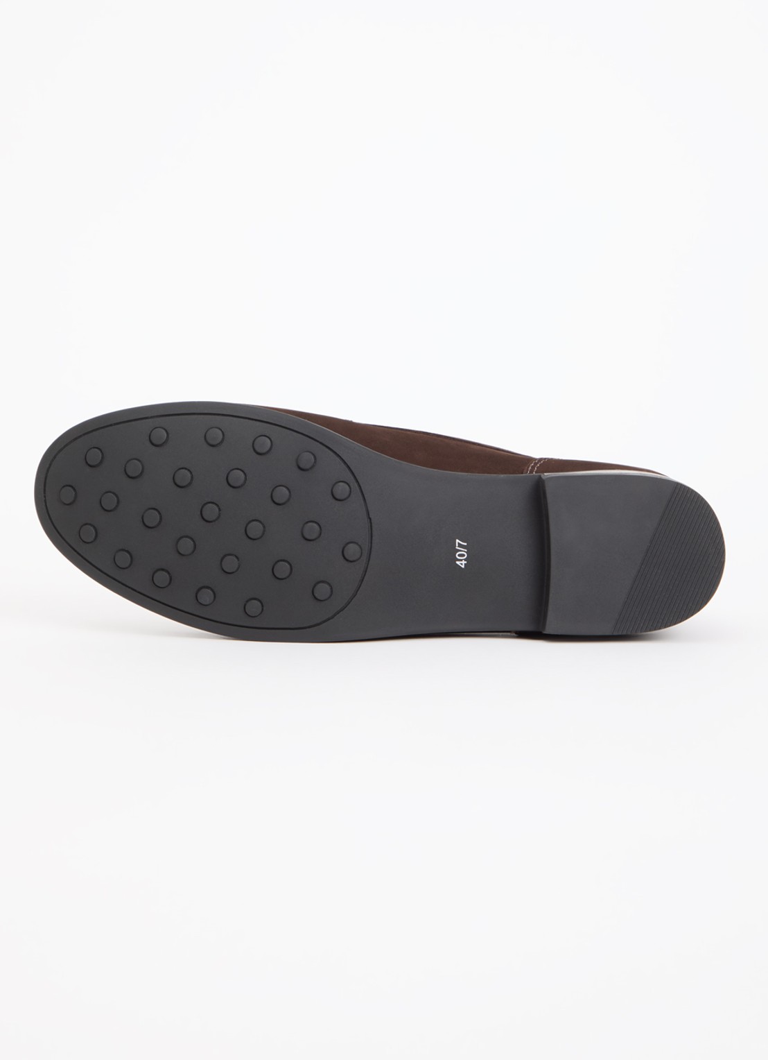 Dune London Glena loafer - detail 3 donkerbruin