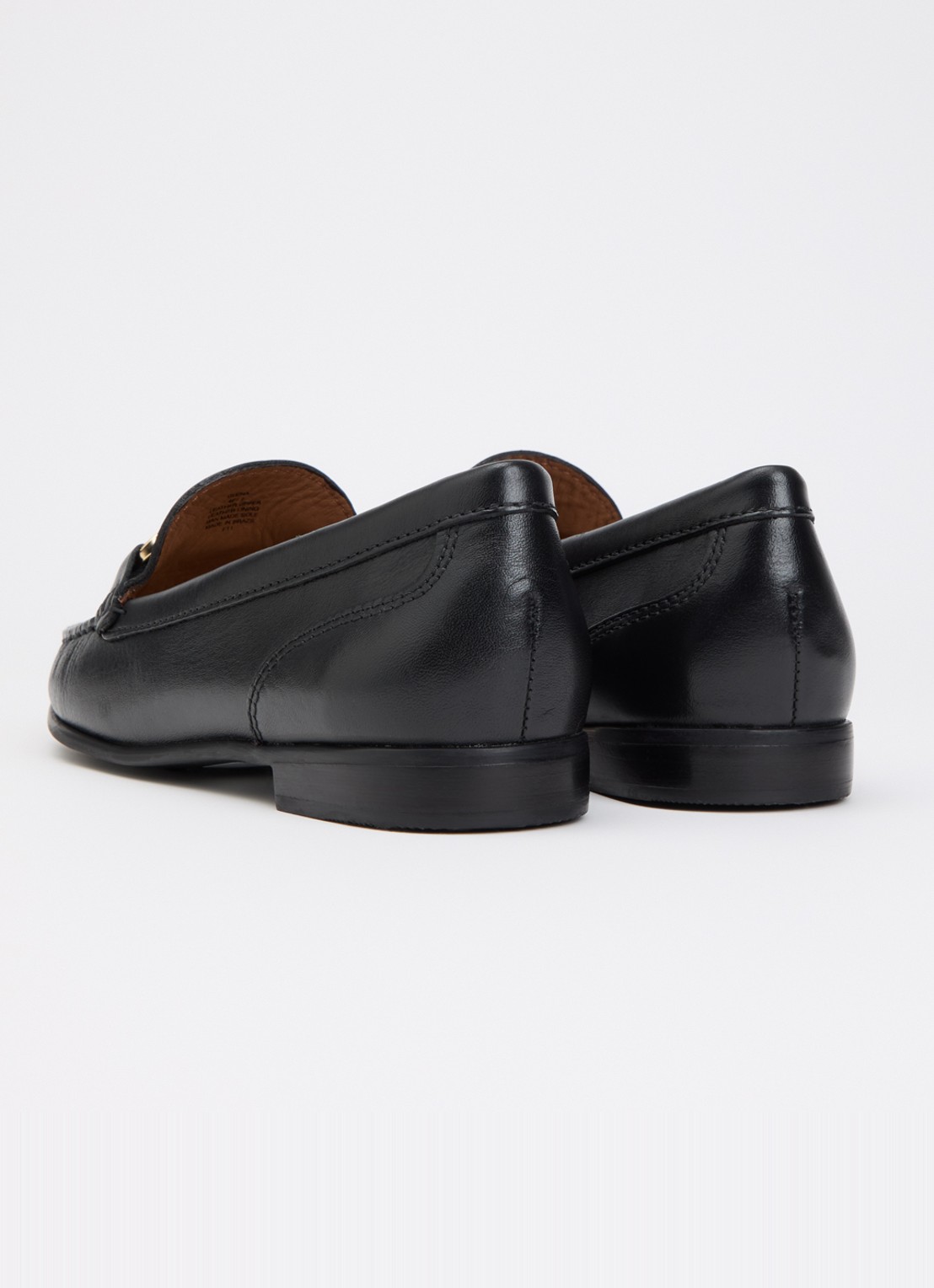 Dune London Glena loafer - achterkant 2 diepzwart