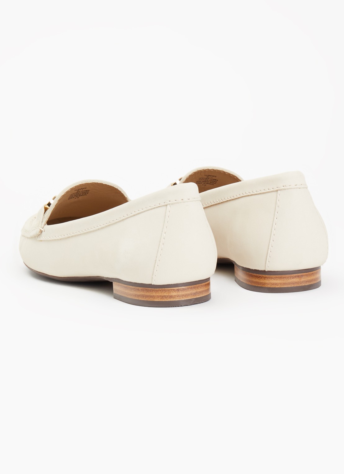 Dune London Glenniee loafer van suède - achterkant 5 creme