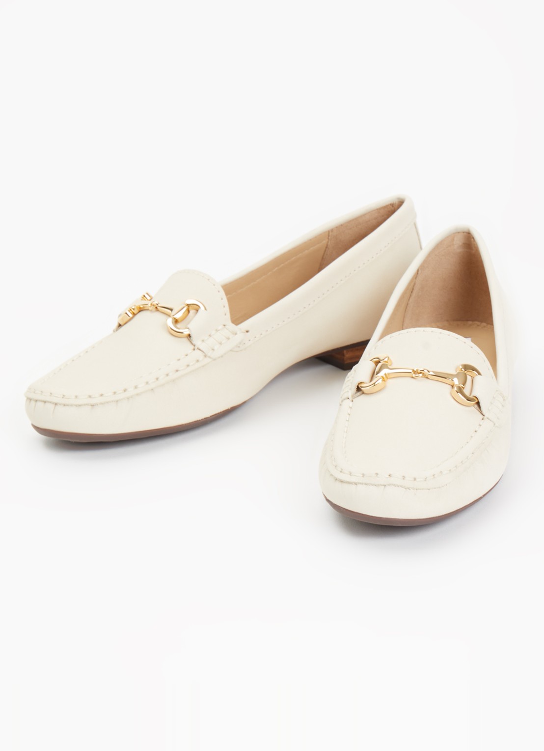 Dune London Glenniee loafer van suède - detail 2 creme