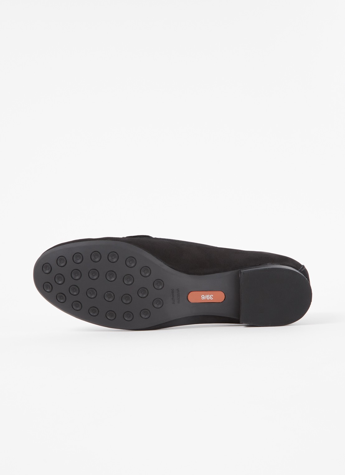 Dune London Glenniee loafer van suède - detail 5 zwart