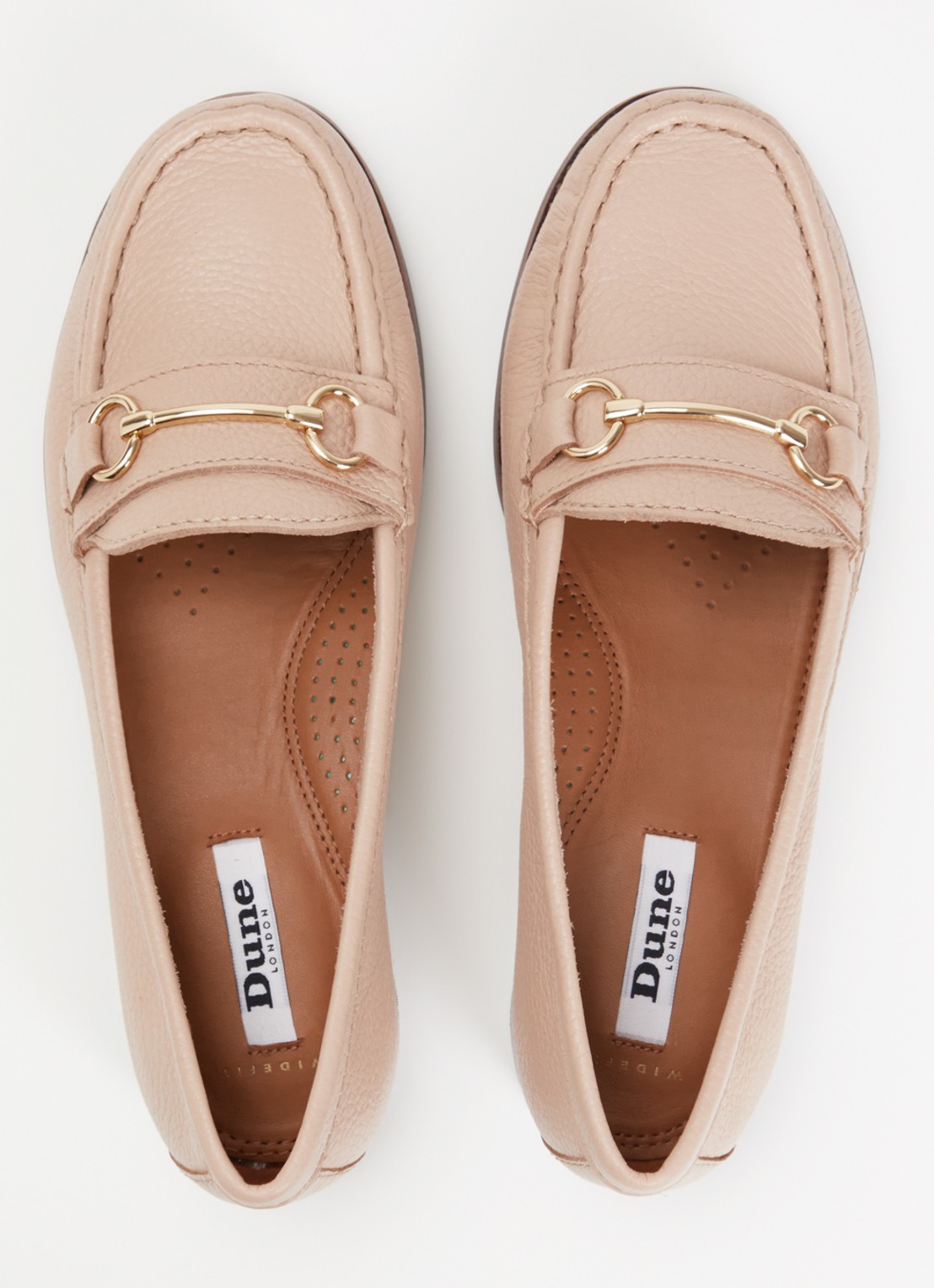 Dune London Glenny loafer van leer - detail 4 roze