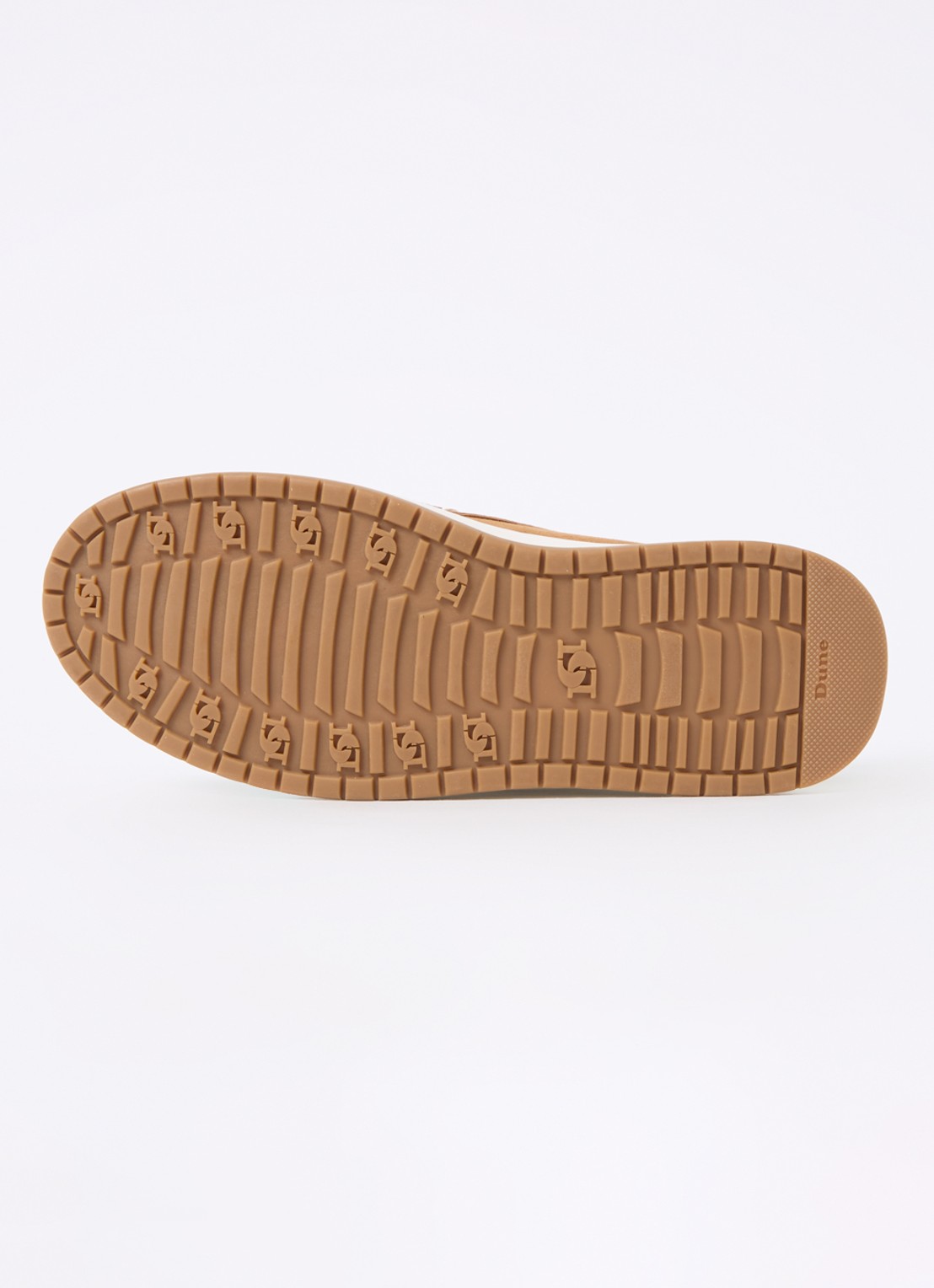 Dune London Glide loafer van leer - detail 3 camel