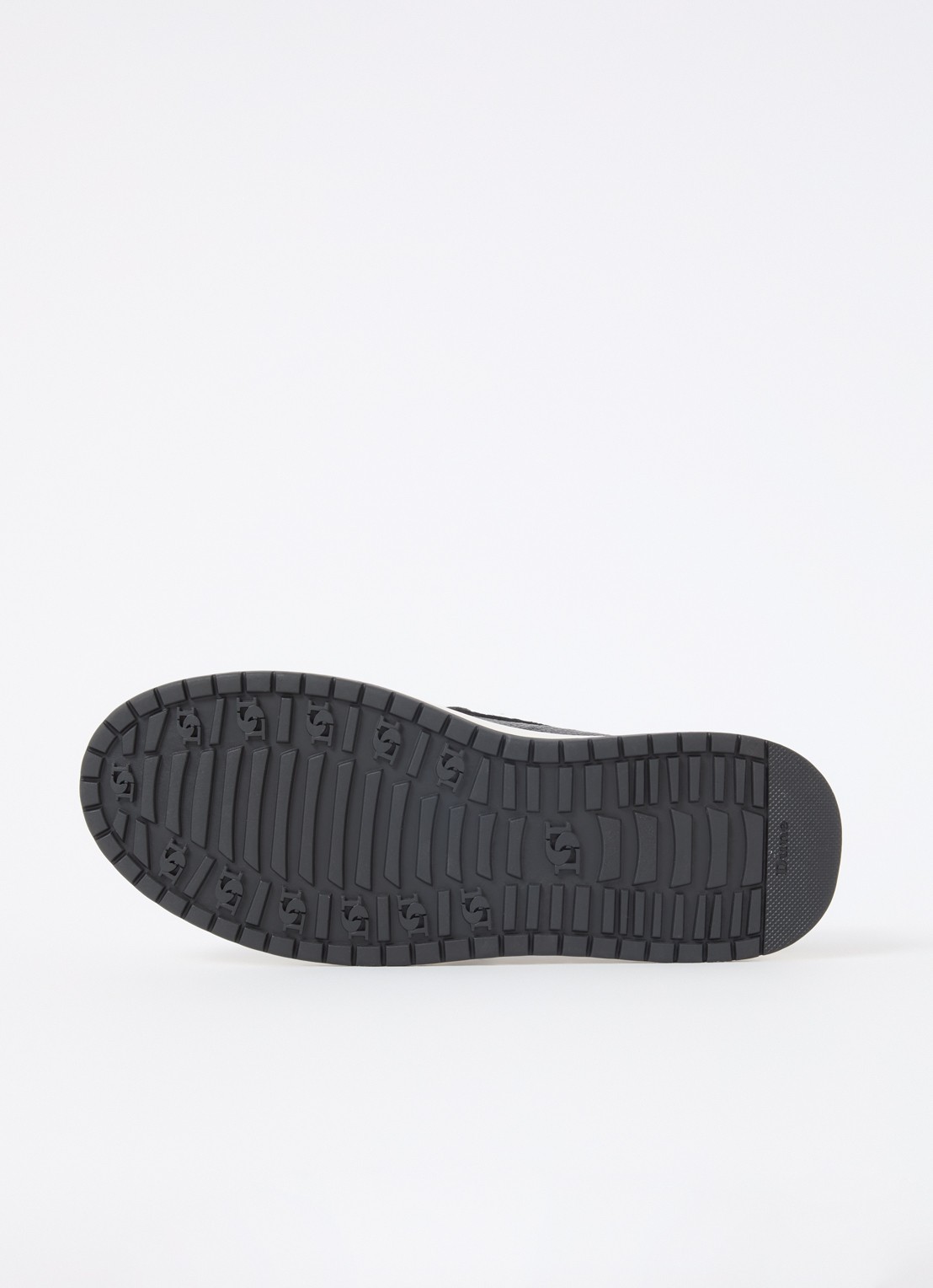 Dune London Glide loafer van leer - detail 4 zwart