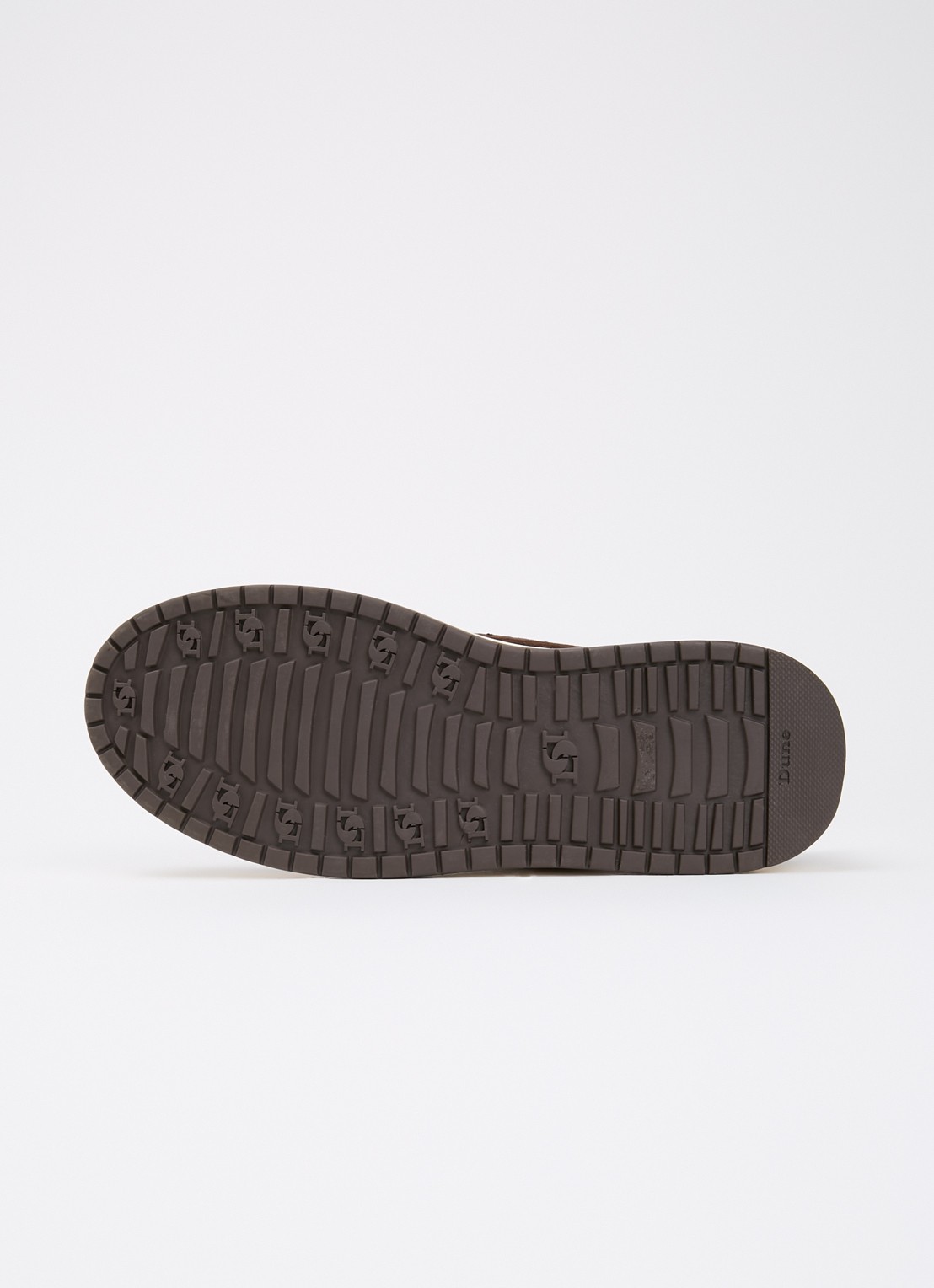 Dune London Glide loafer van leer - detail 4 donkerbruin